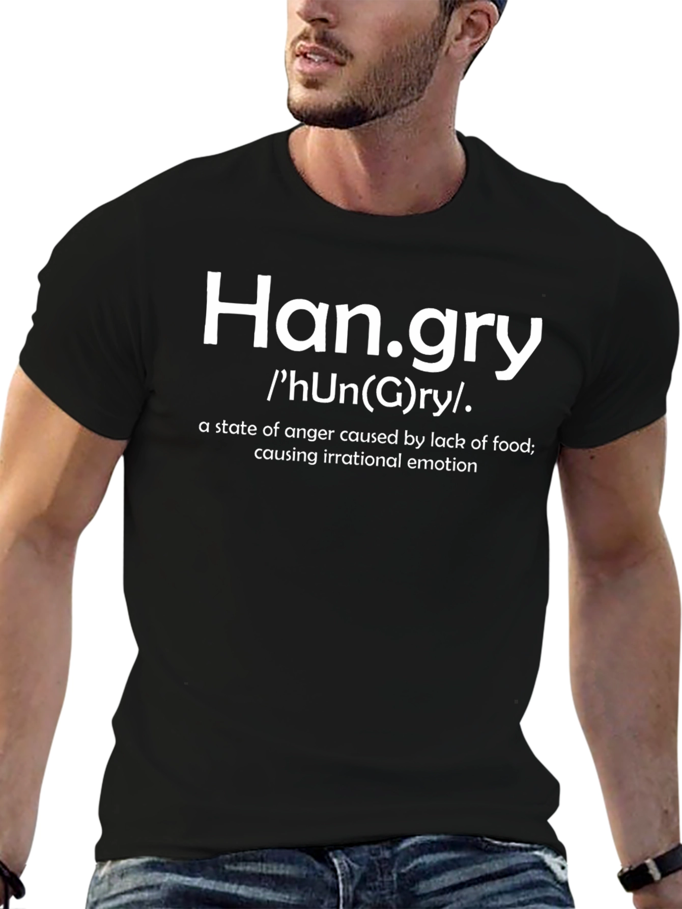 Hangry Definition T-Shirt - Funny Hunger Anger Tee