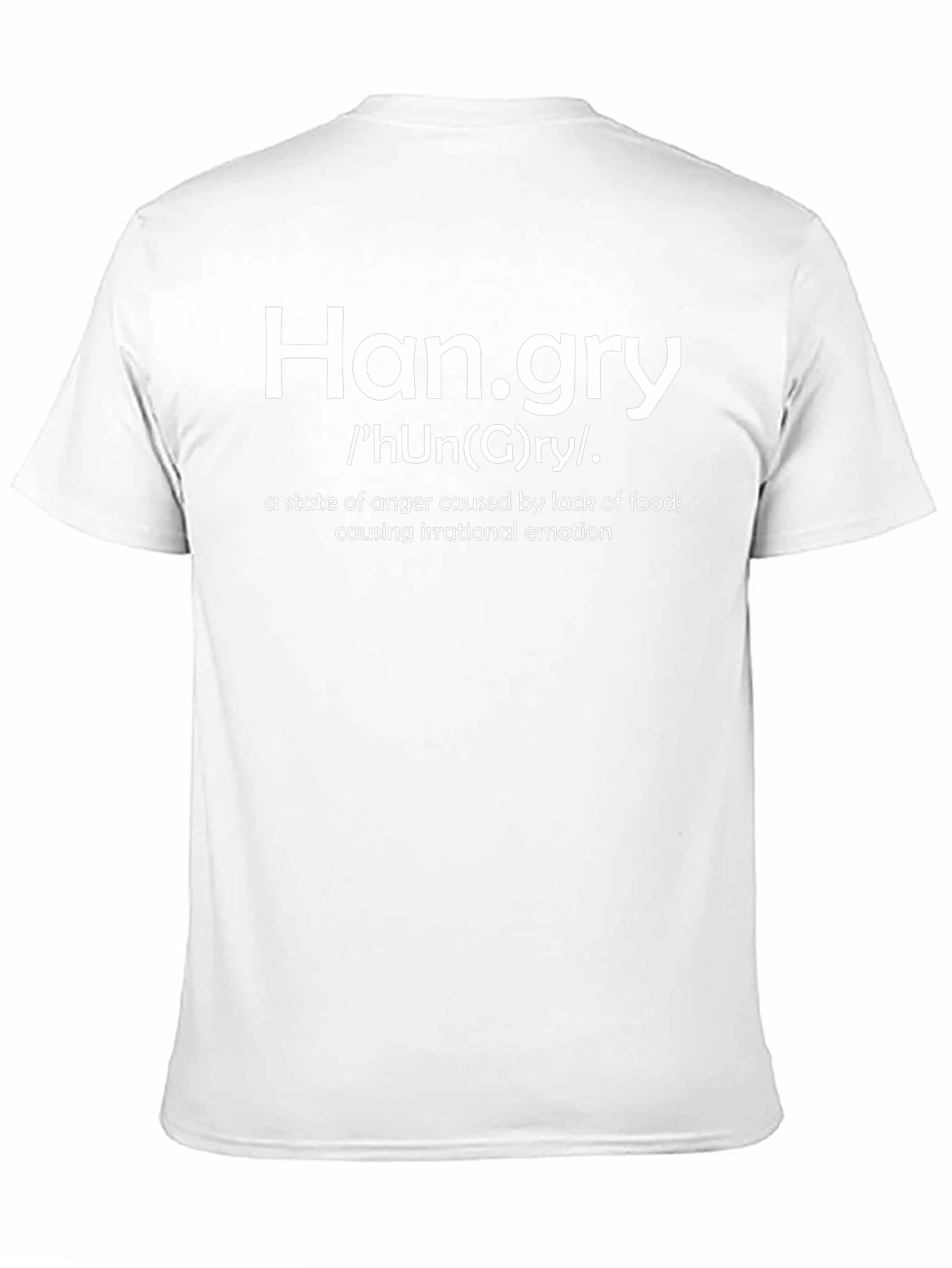 Hangry Definition T-Shirt - Funny Hunger Anger Tee