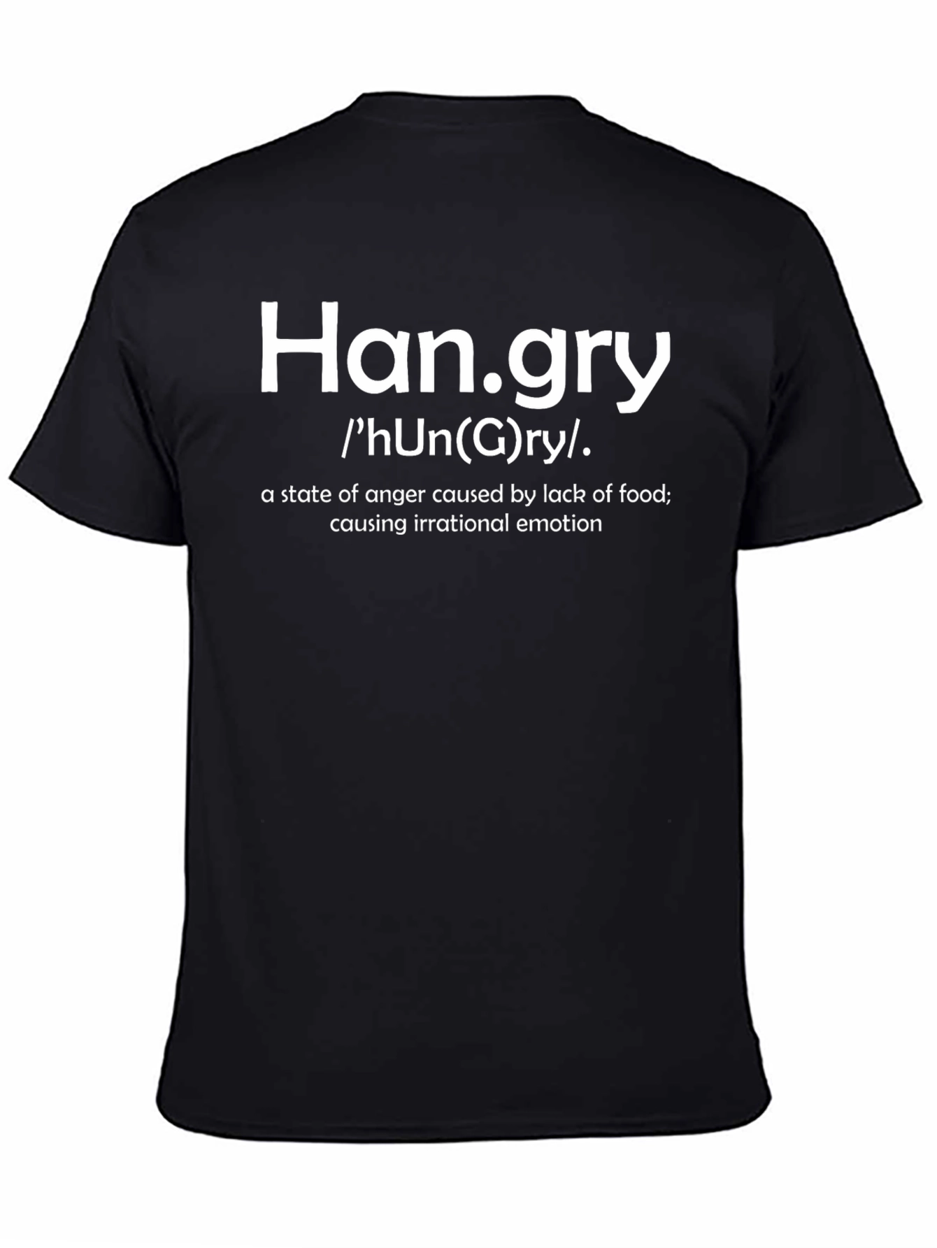 Hangry Definition T-Shirt - Funny Hunger Anger Tee