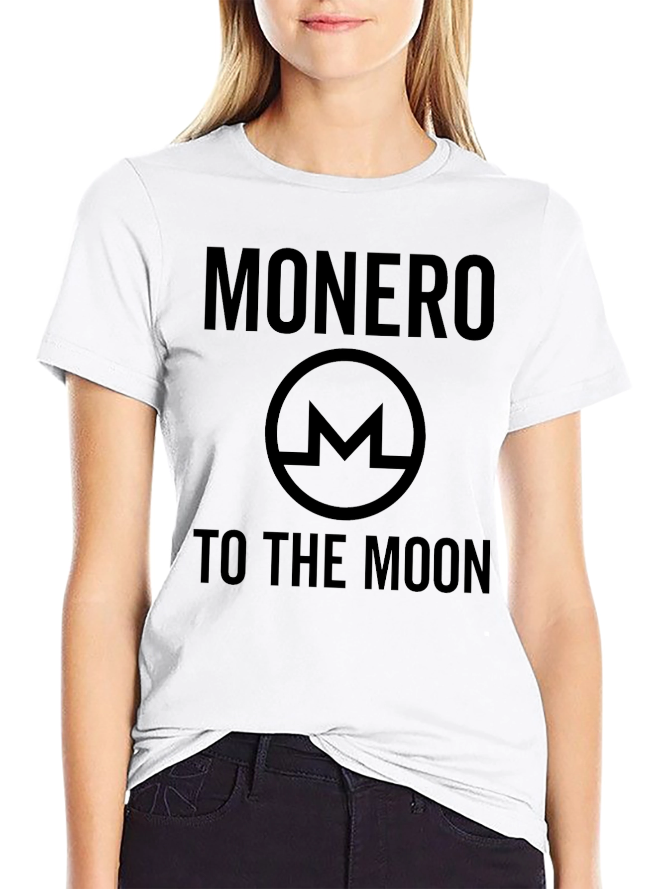 Monero To The Moon T-Shirt - Crypto Apparel