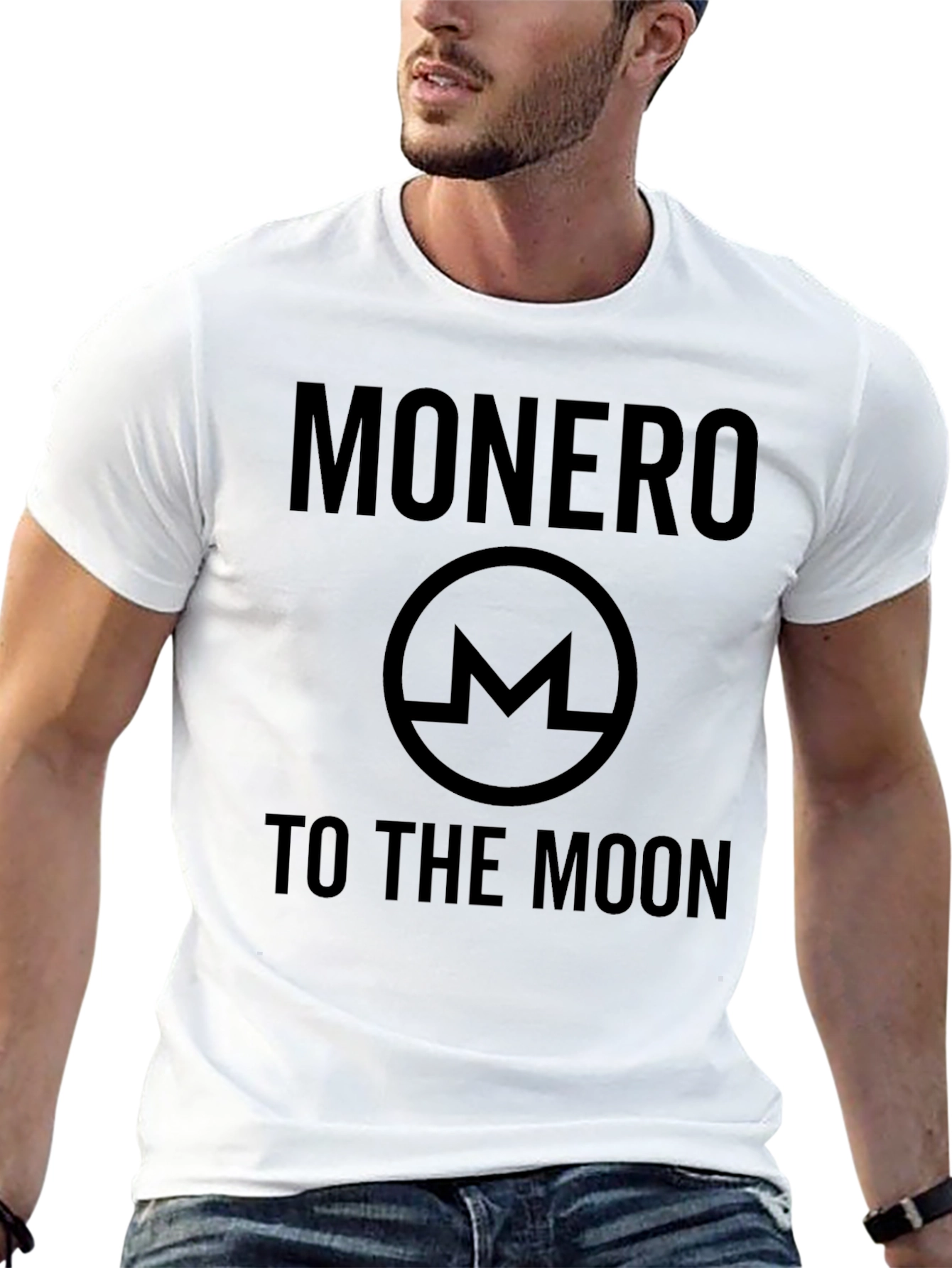 Monero To The Moon T-Shirt - Crypto Apparel
