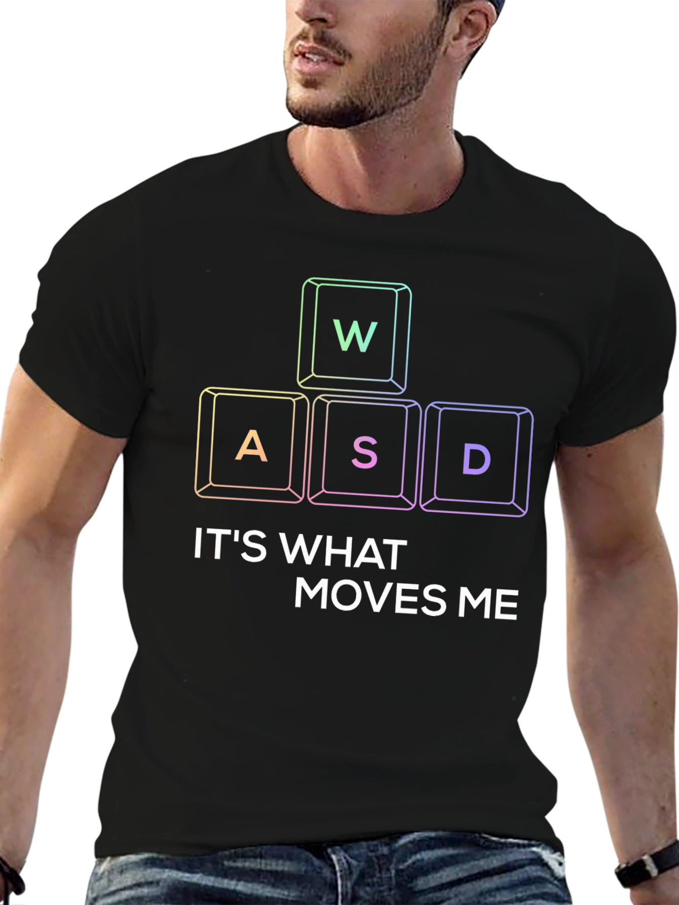 Gamer T-Shirt: WASD Moves Me