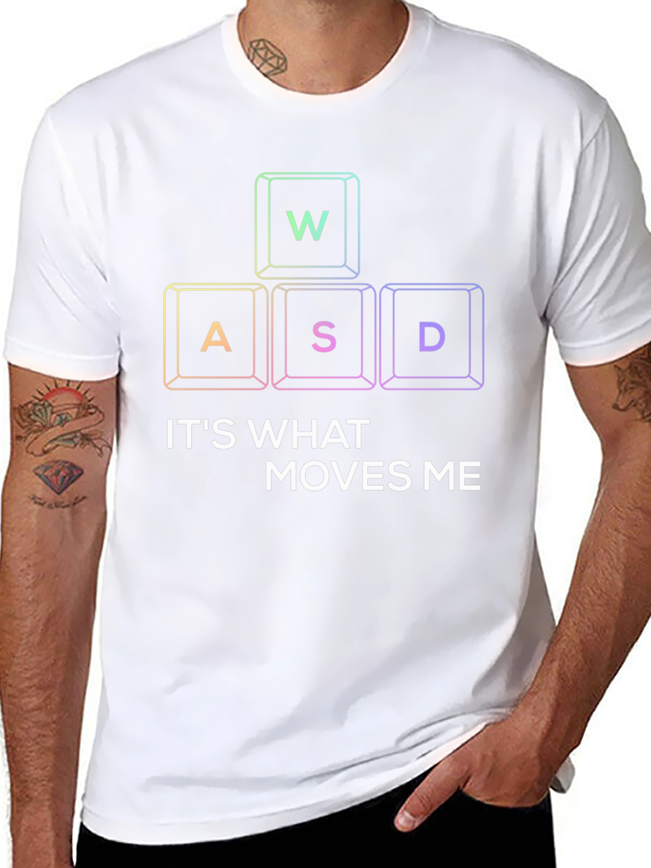 Gamer T-Shirt: WASD Moves Me
