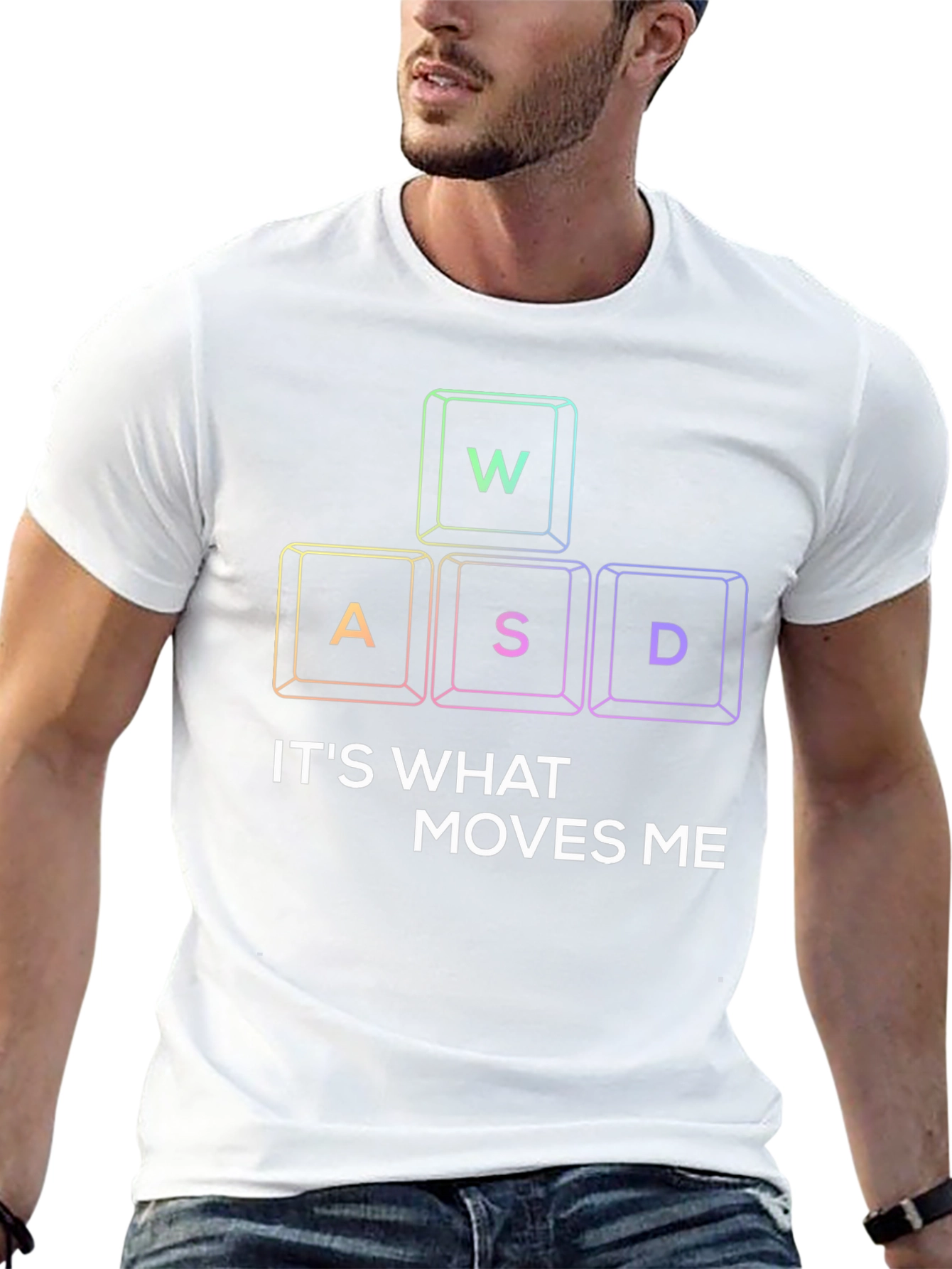 Gamer T-Shirt: WASD Moves Me