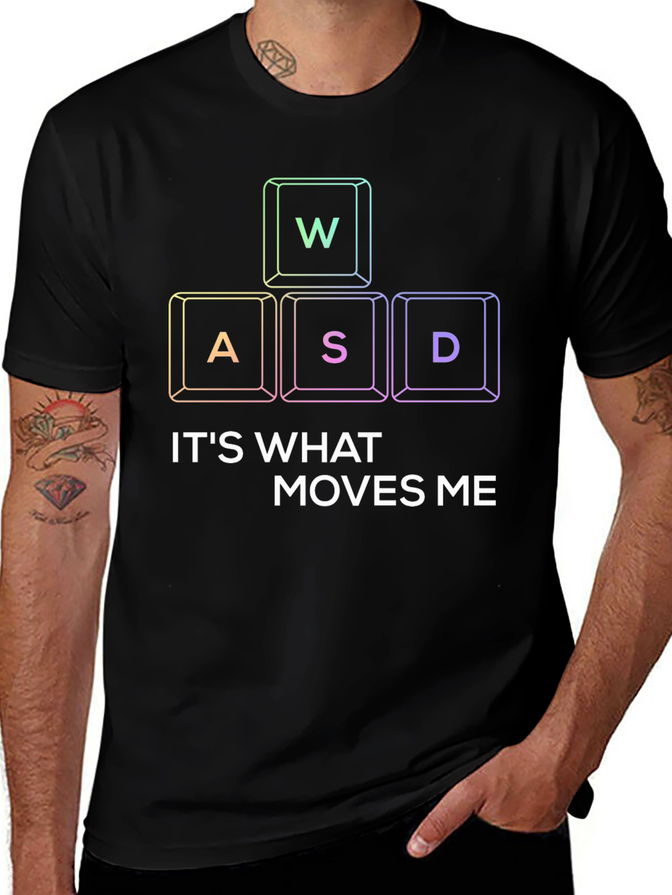 Gamer T-Shirt: WASD Moves Me