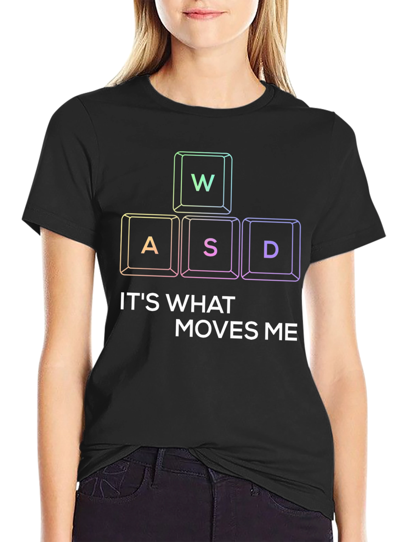 Gamer T-Shirt: WASD Moves Me