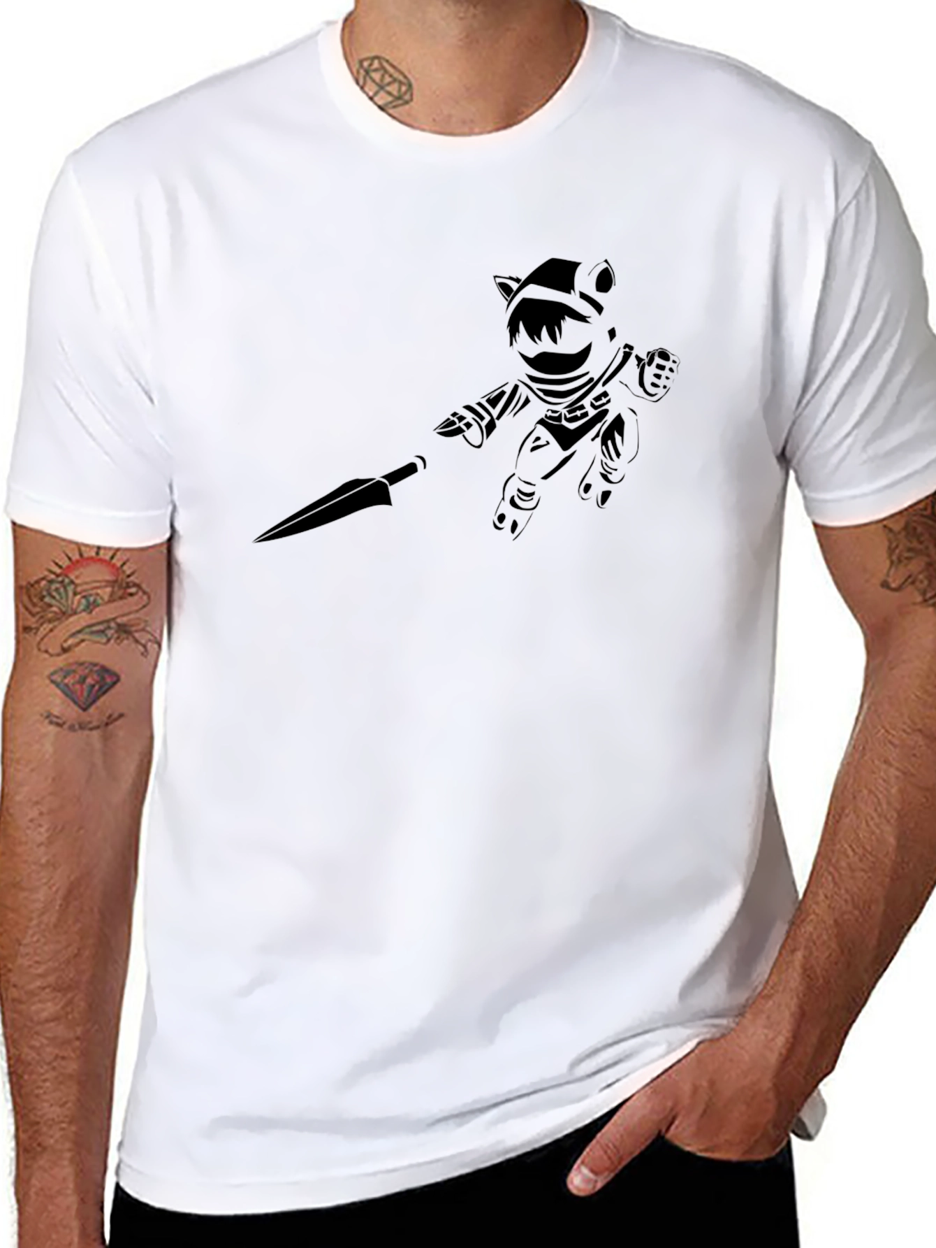 Mens Black Graphic Tee - League of Legends Teemo