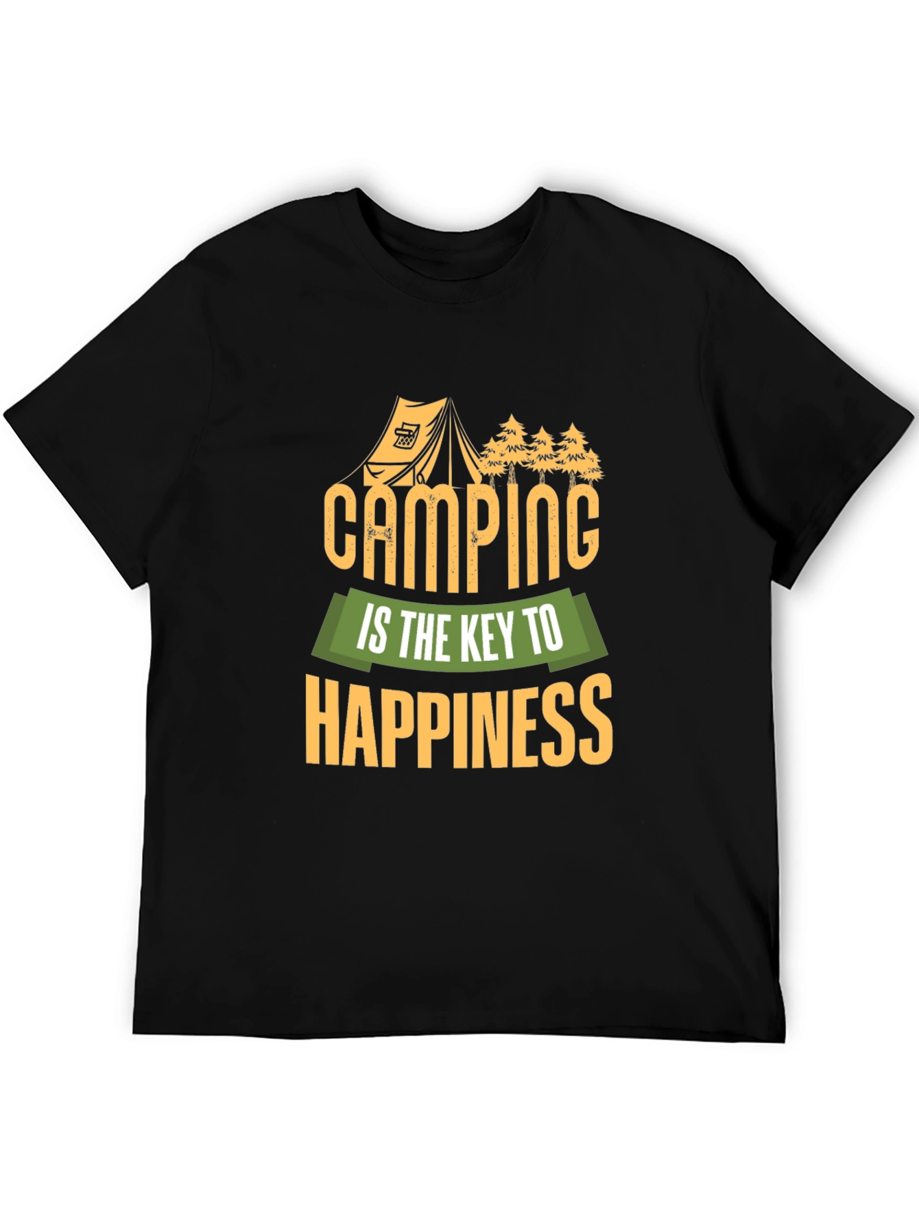 Camping is Key to Happiness T-Shirt