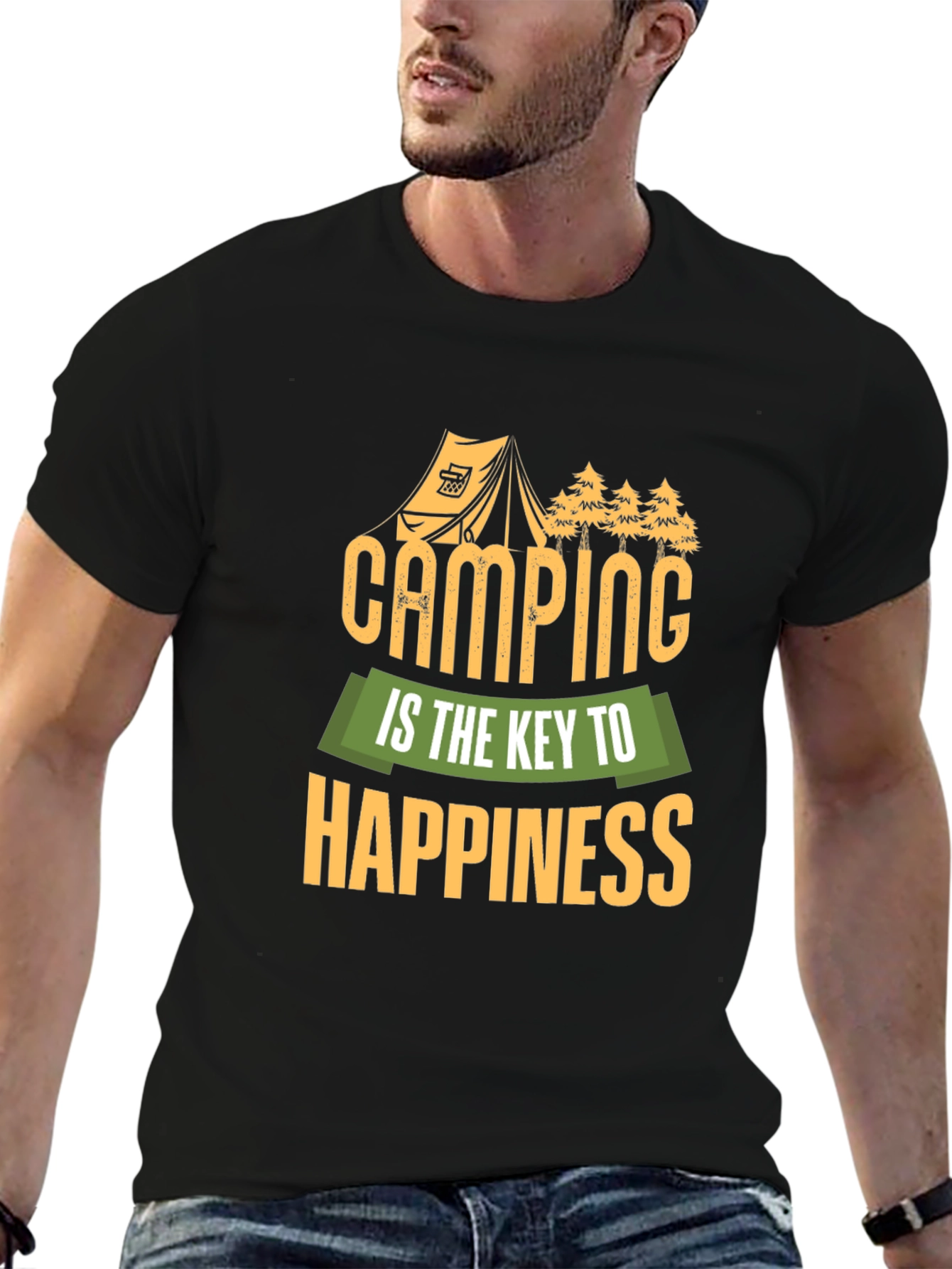 Camping is Key to Happiness T-Shirt