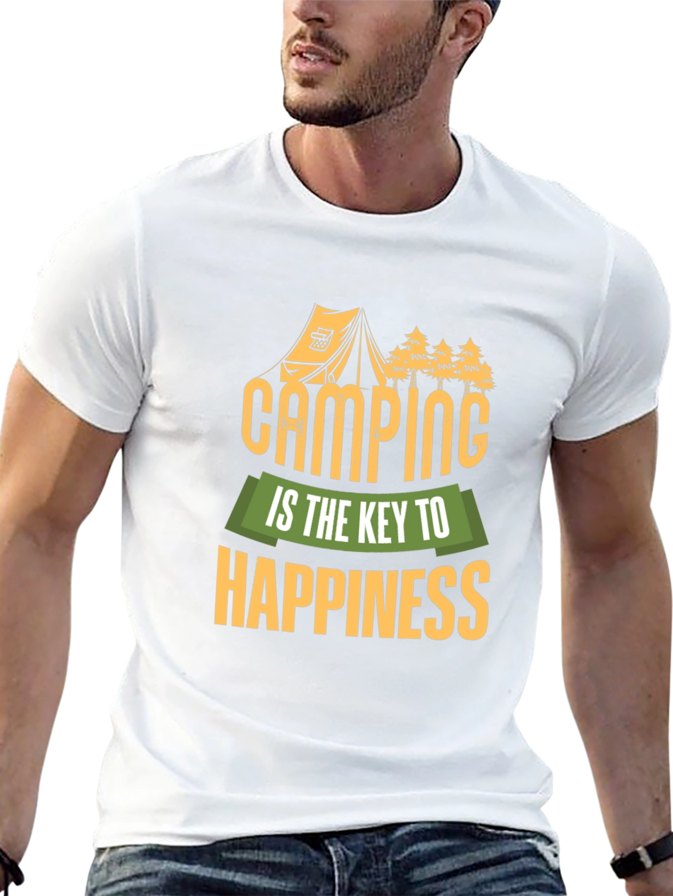 Camping is Key to Happiness T-Shirt
