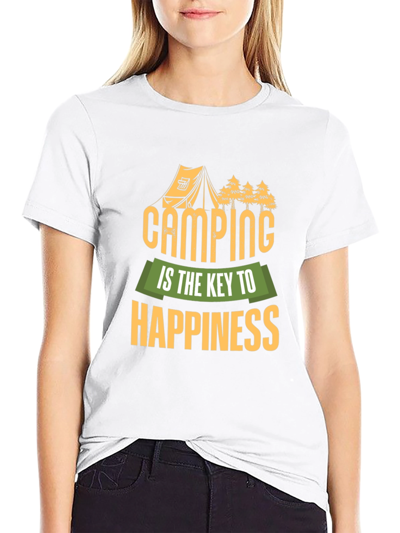 Camping is Key to Happiness T-Shirt