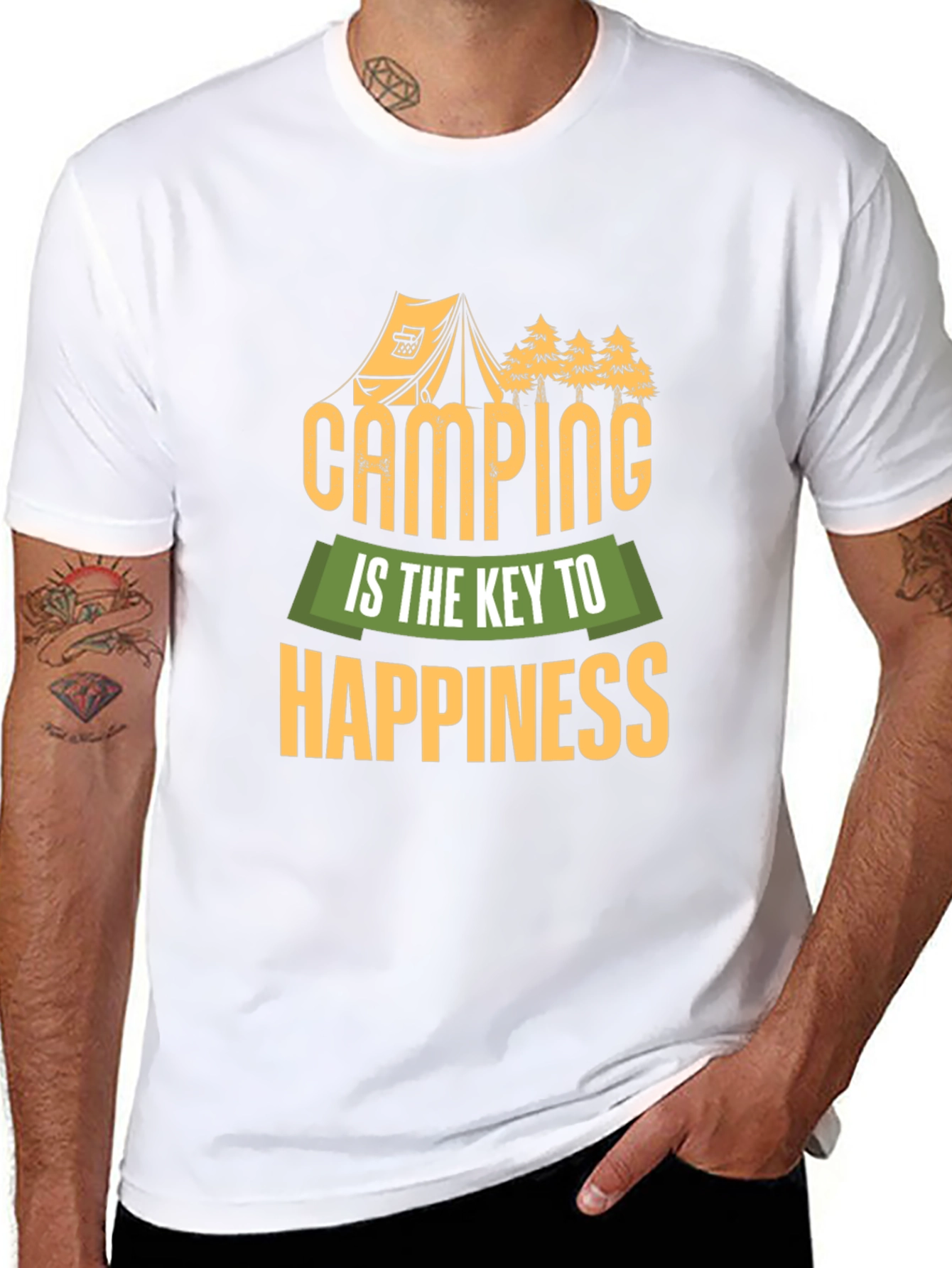 Camping is Key to Happiness T-Shirt