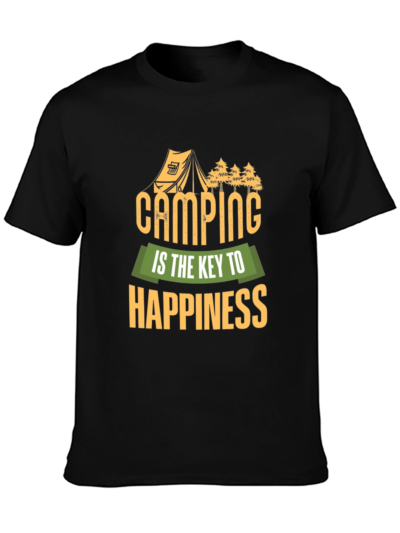 Camping is Key to Happiness T-Shirt