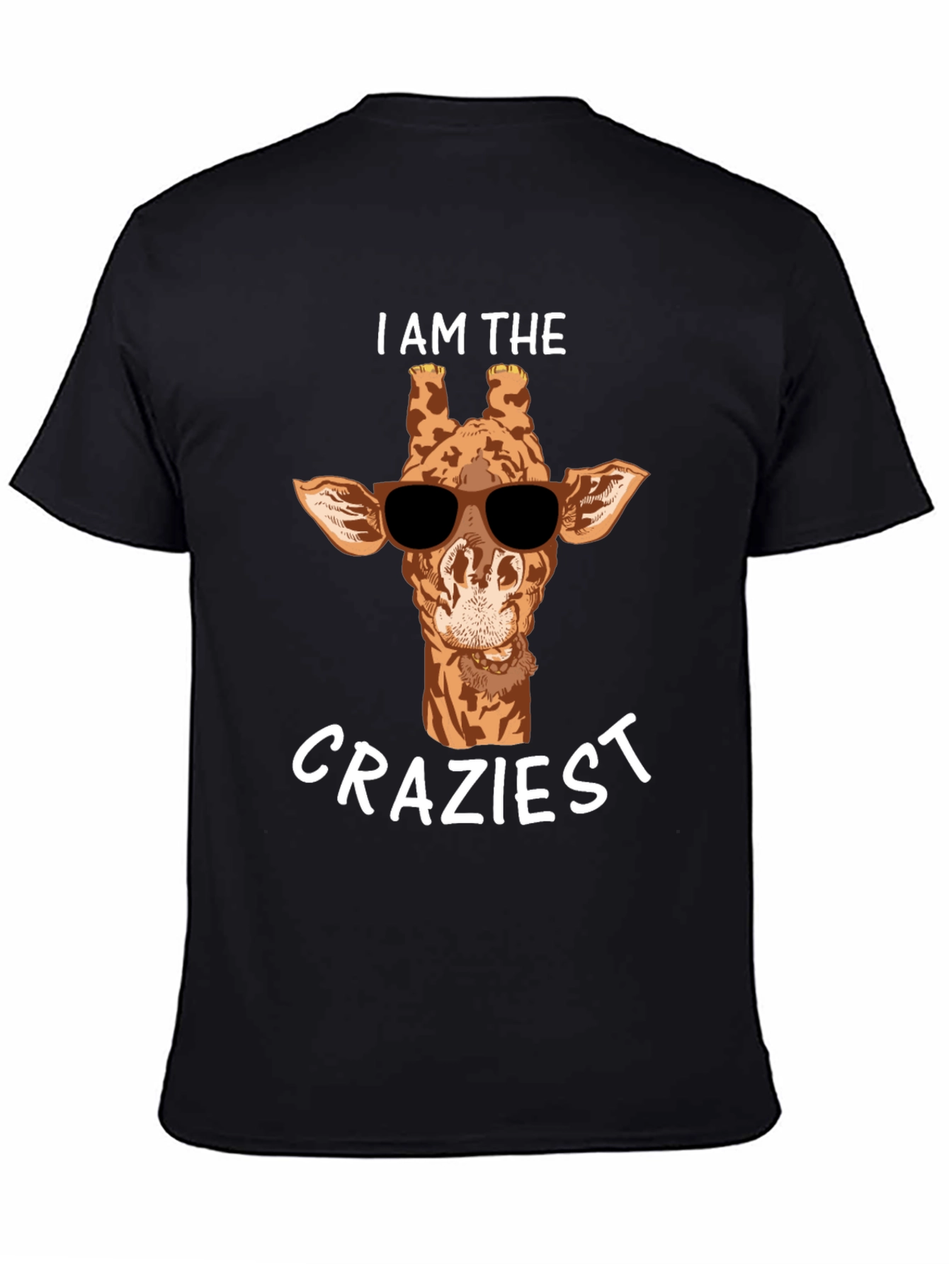 Crazy Giraffe T-Shirt - Stylish Animal Graphic Tee
