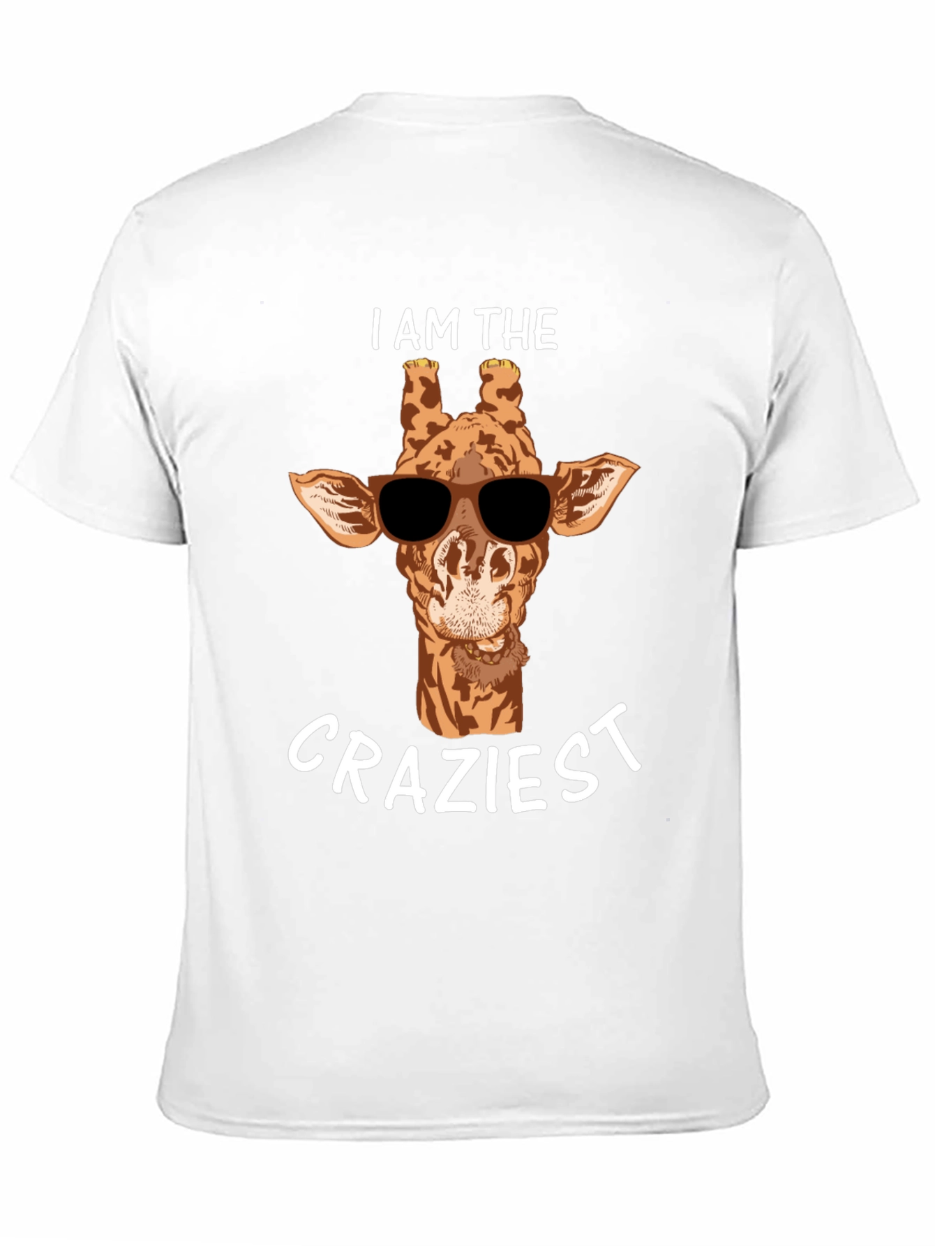 Crazy Giraffe T-Shirt - Stylish Animal Graphic Tee