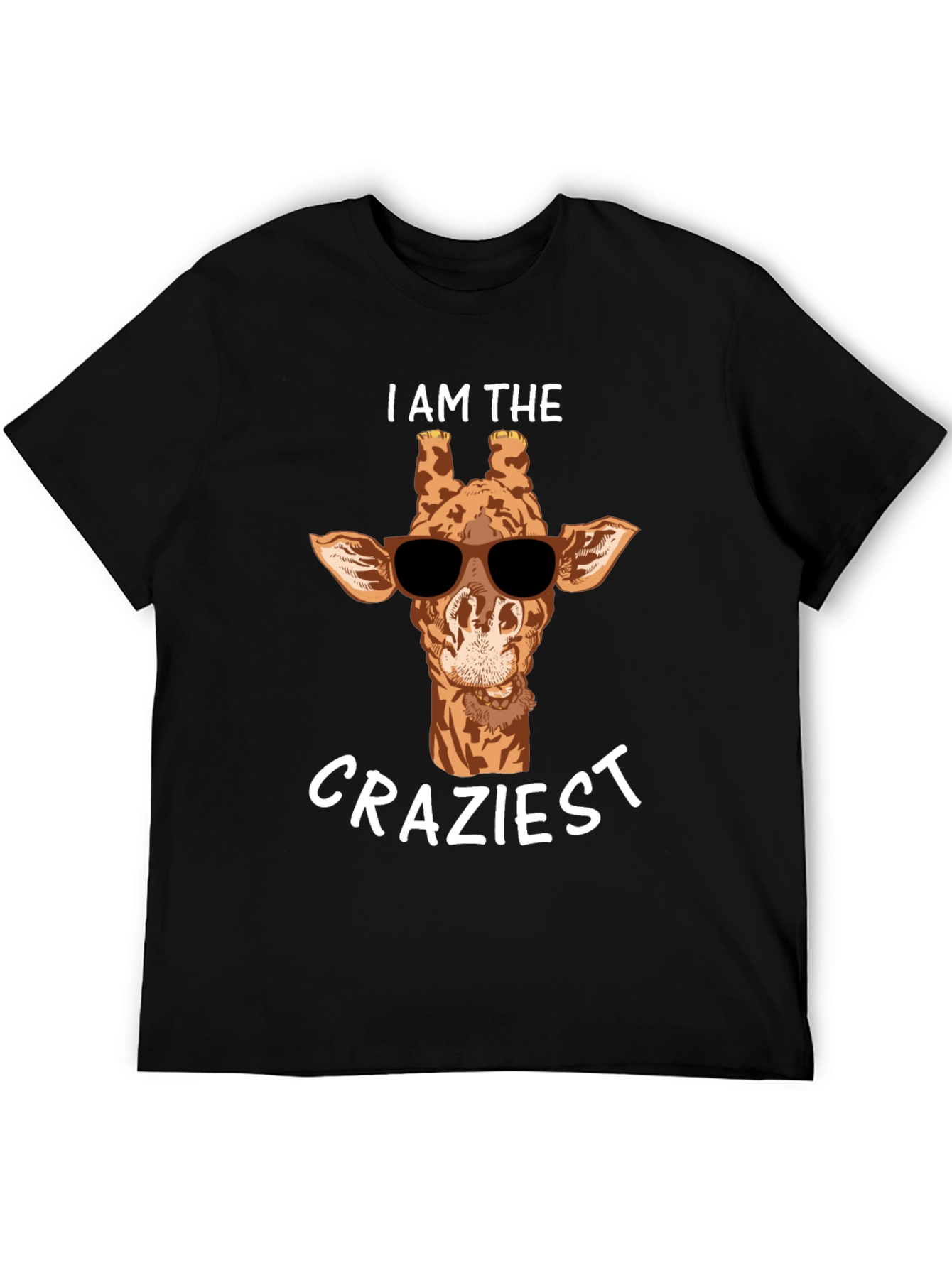 Crazy Giraffe T-Shirt - Stylish Animal Graphic Tee