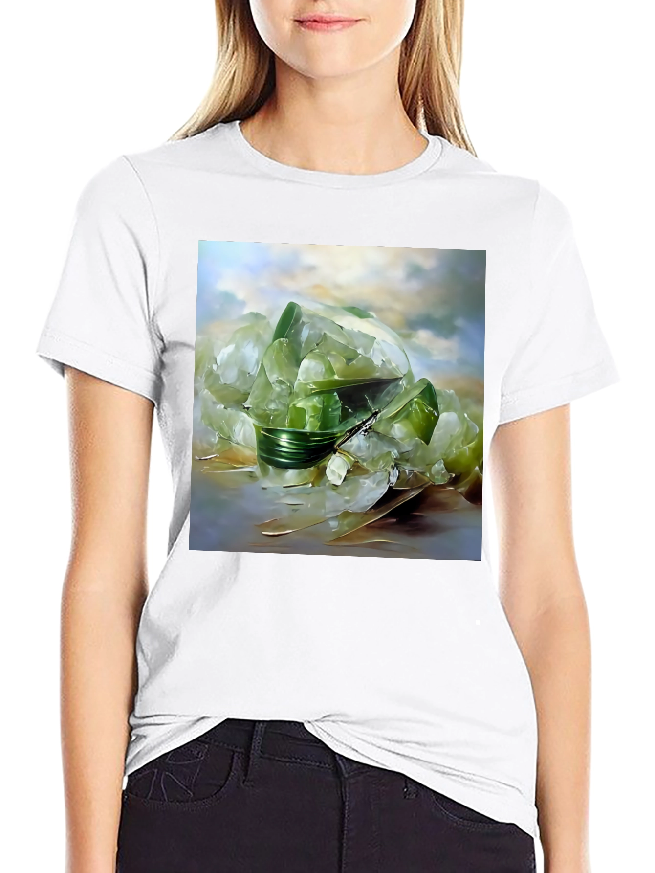 Abstract Crystal T-Shirt