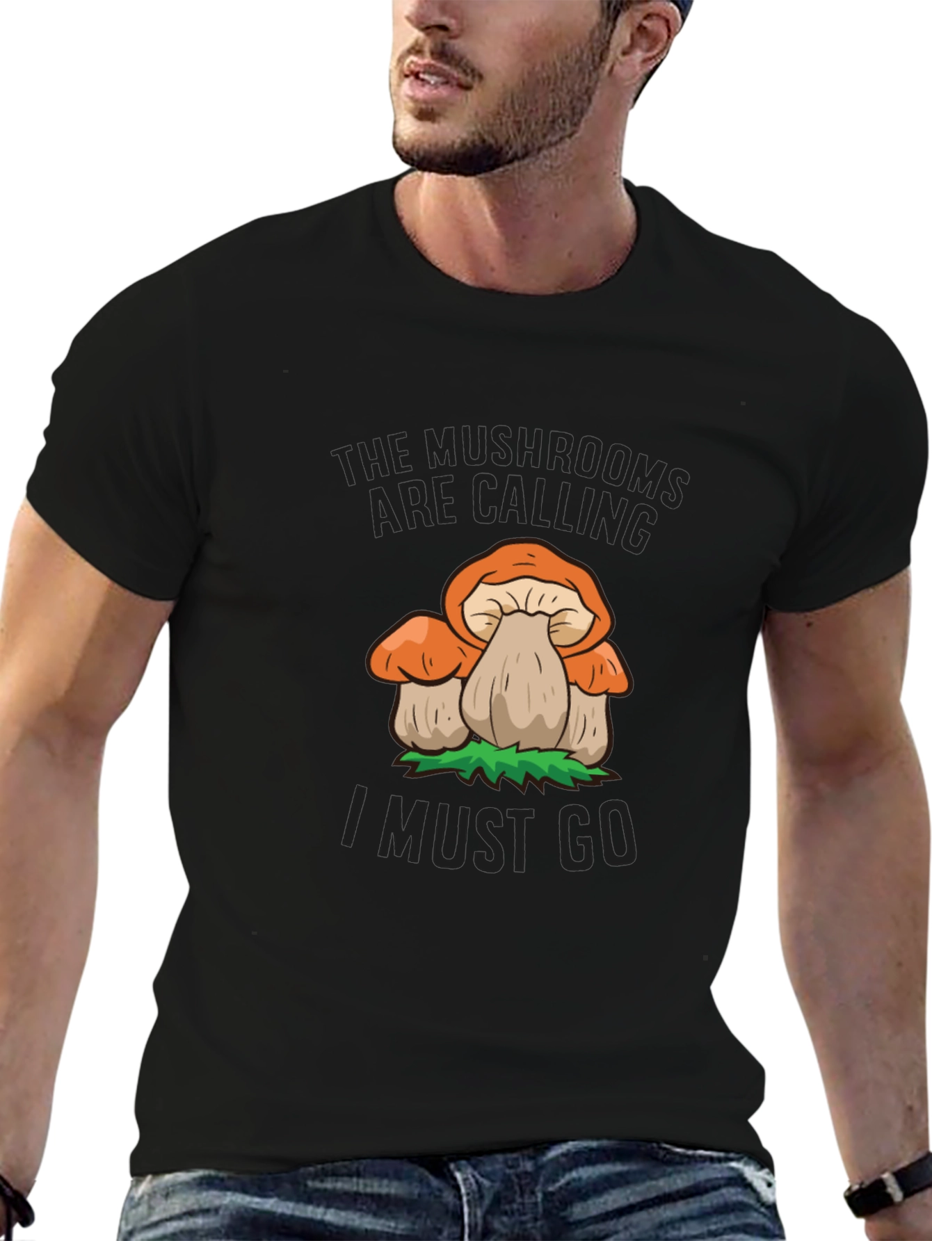Mushroom Calling T-Shirt - Nature Lovers Tee