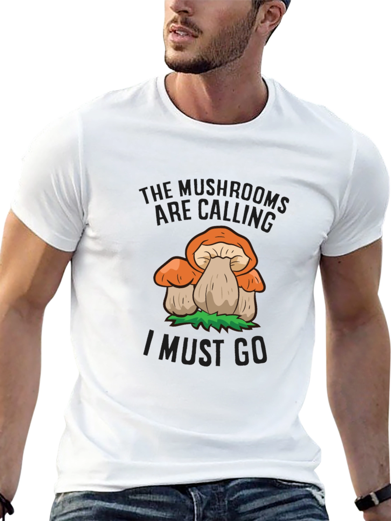 Mushroom Calling T-Shirt - Nature Lovers Tee
