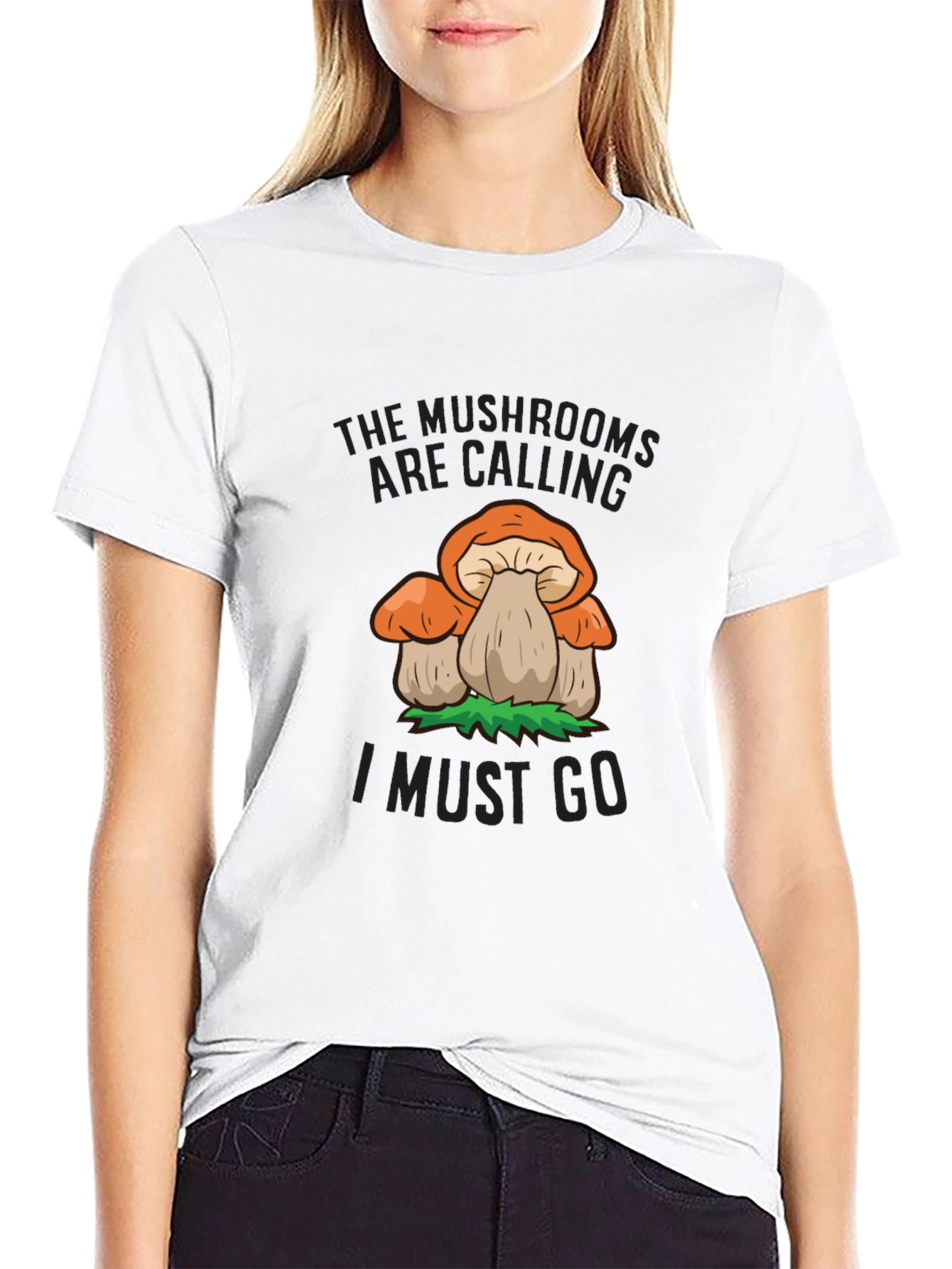 Mushroom Calling T-Shirt - Nature Lovers Tee