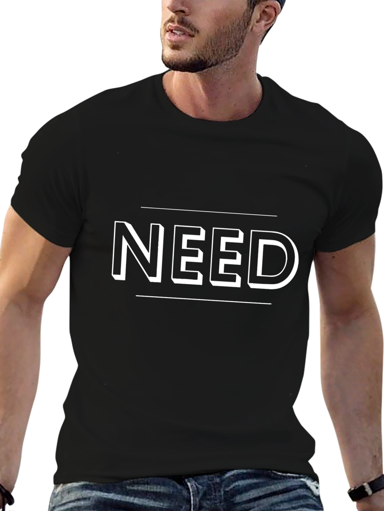 NEED Graphic Tee - Stylish Statement T-Shirt