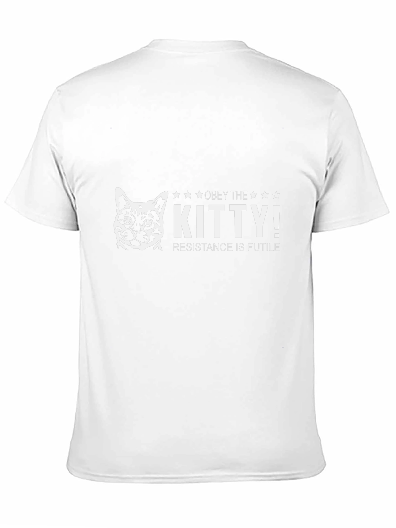 Obey the Kitty! Graphic Tee - Black