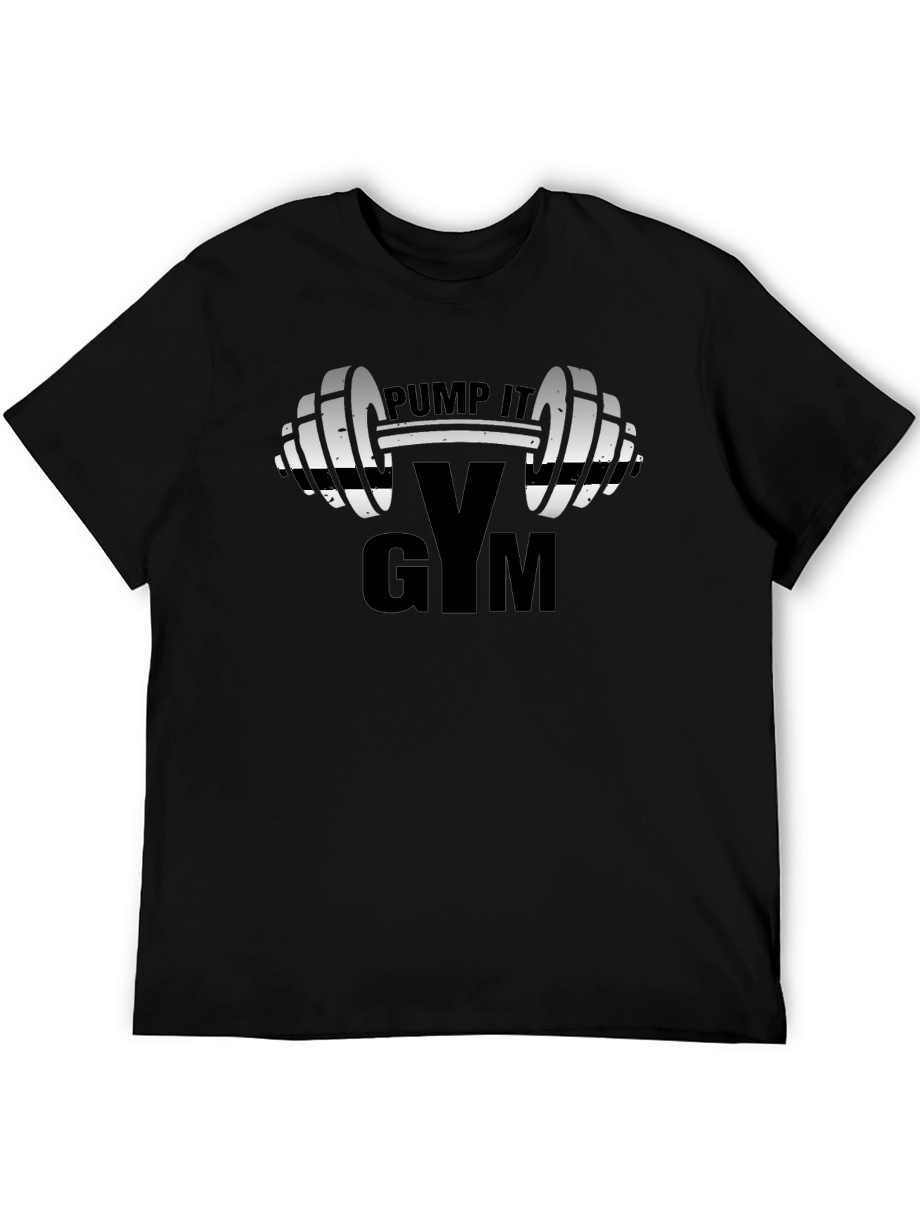 Pump It Gym Black T-Shirt