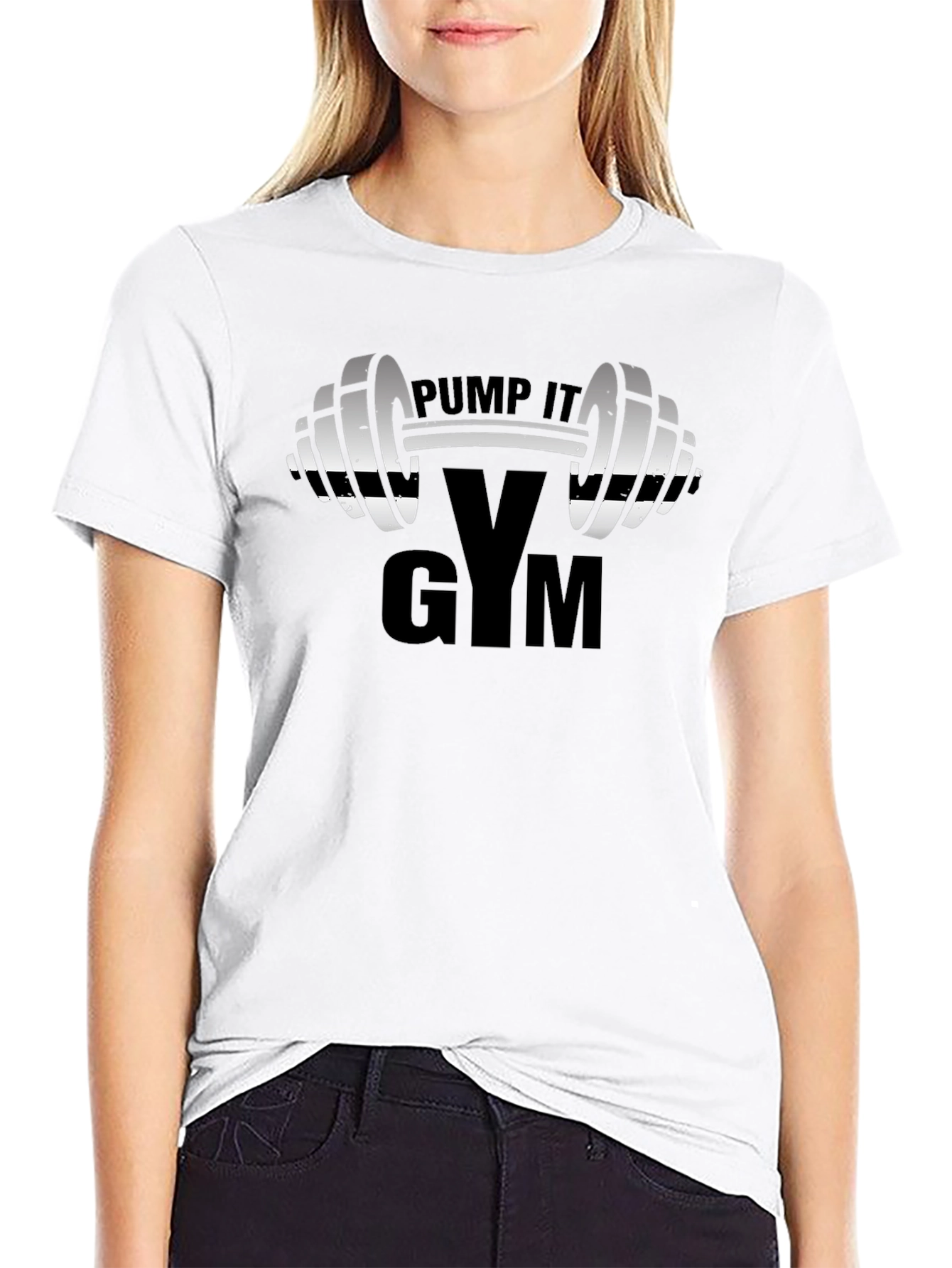 Pump It Gym Black T-Shirt