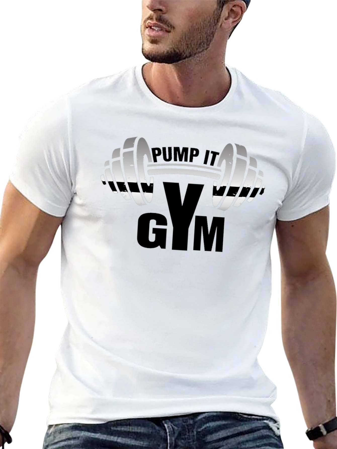 Pump It Gym Black T-Shirt