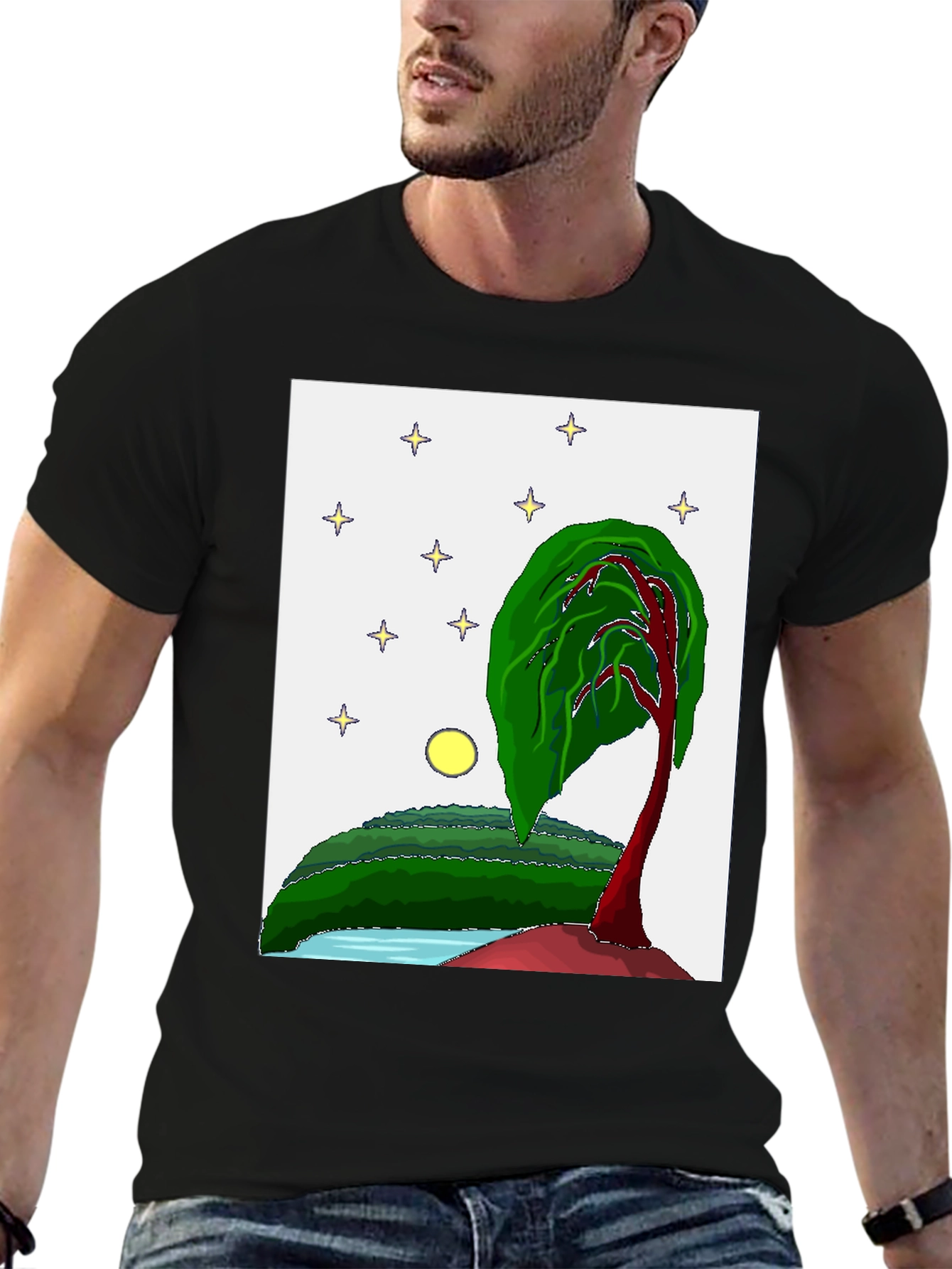 Artistic Nightscape Tee