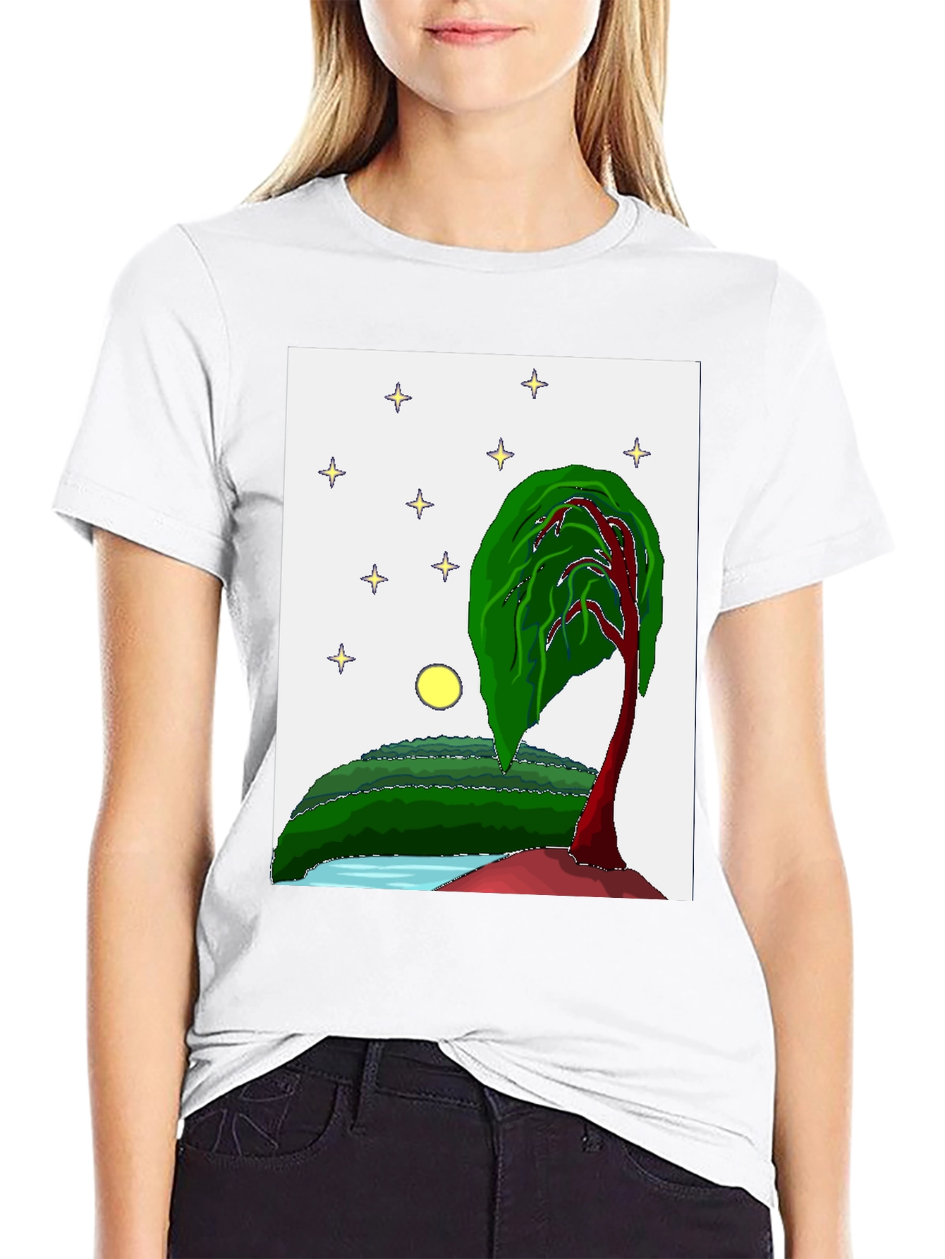 Artistic Nightscape Tee