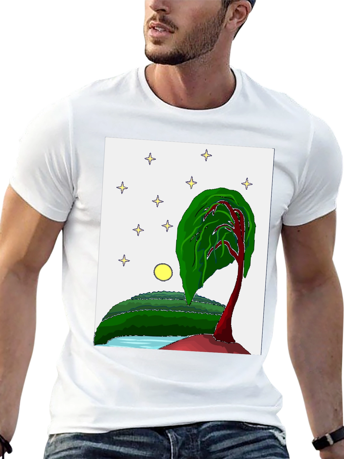 Artistic Nightscape Tee