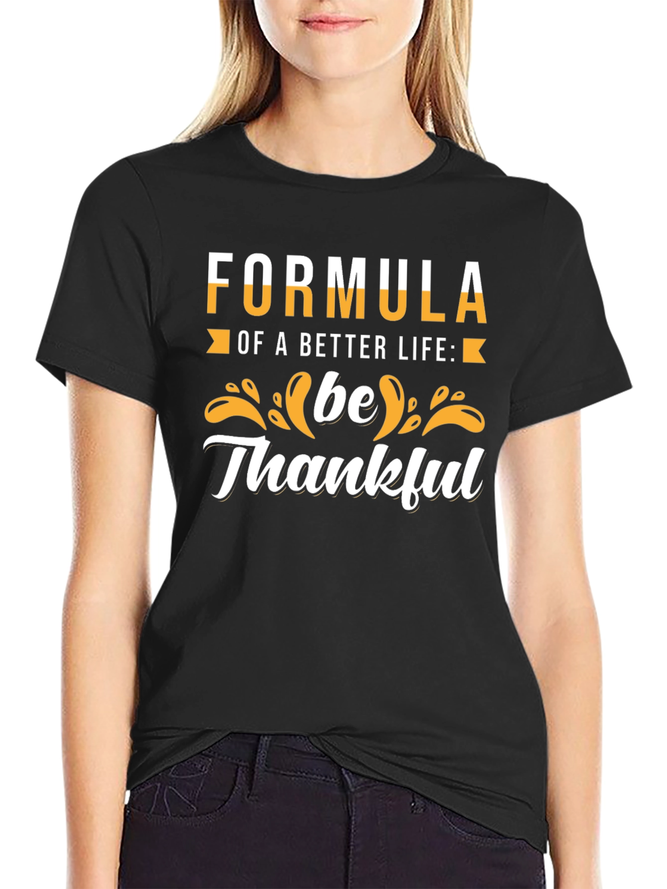 Formula For A Better Life Black T-Shirt