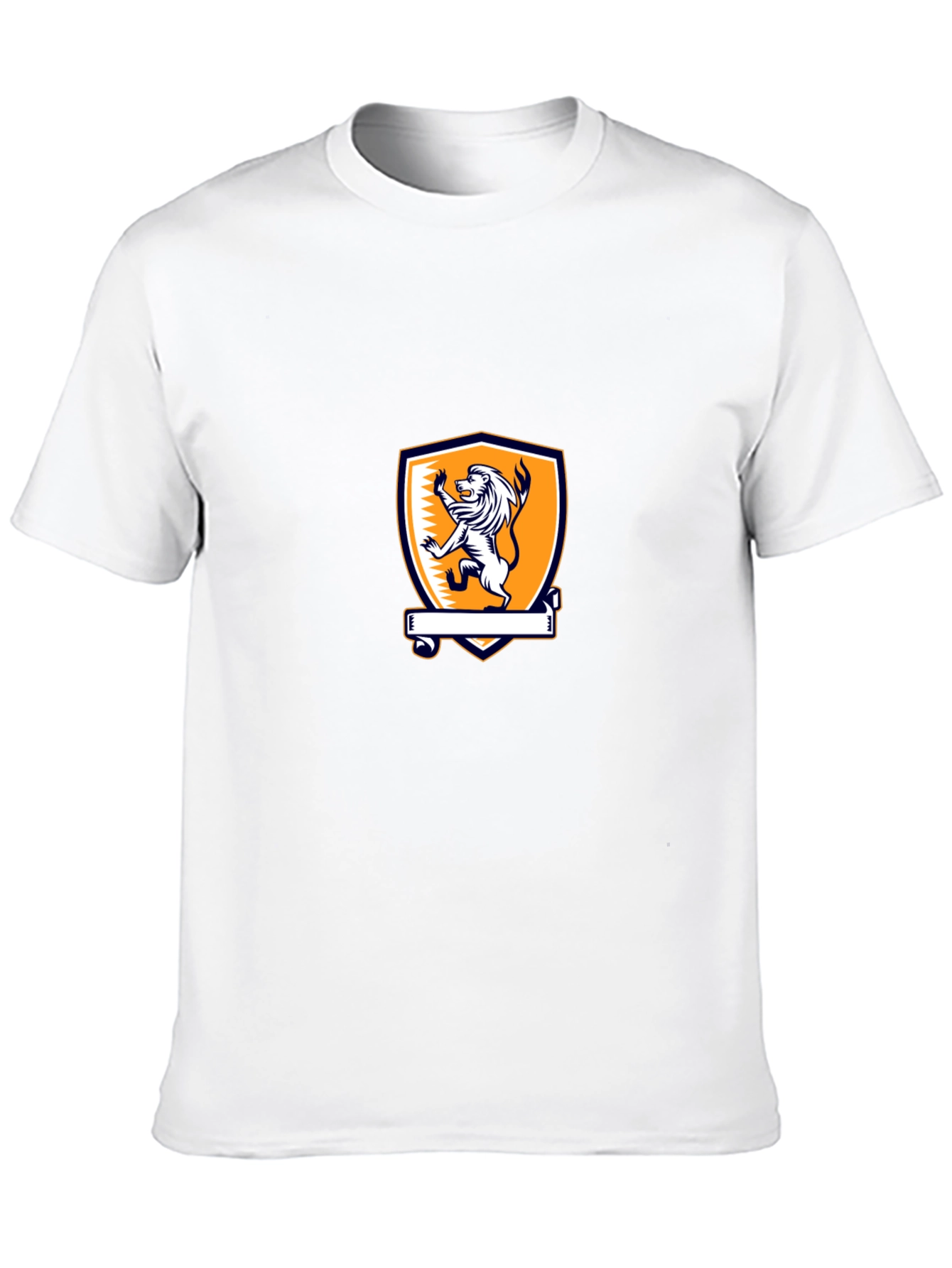 Lion Crest Graphic Tee - Mens Black T-Shirt