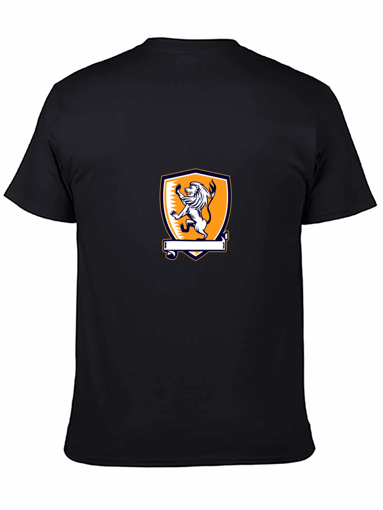 Lion Crest Graphic Tee - Mens Black T-Shirt