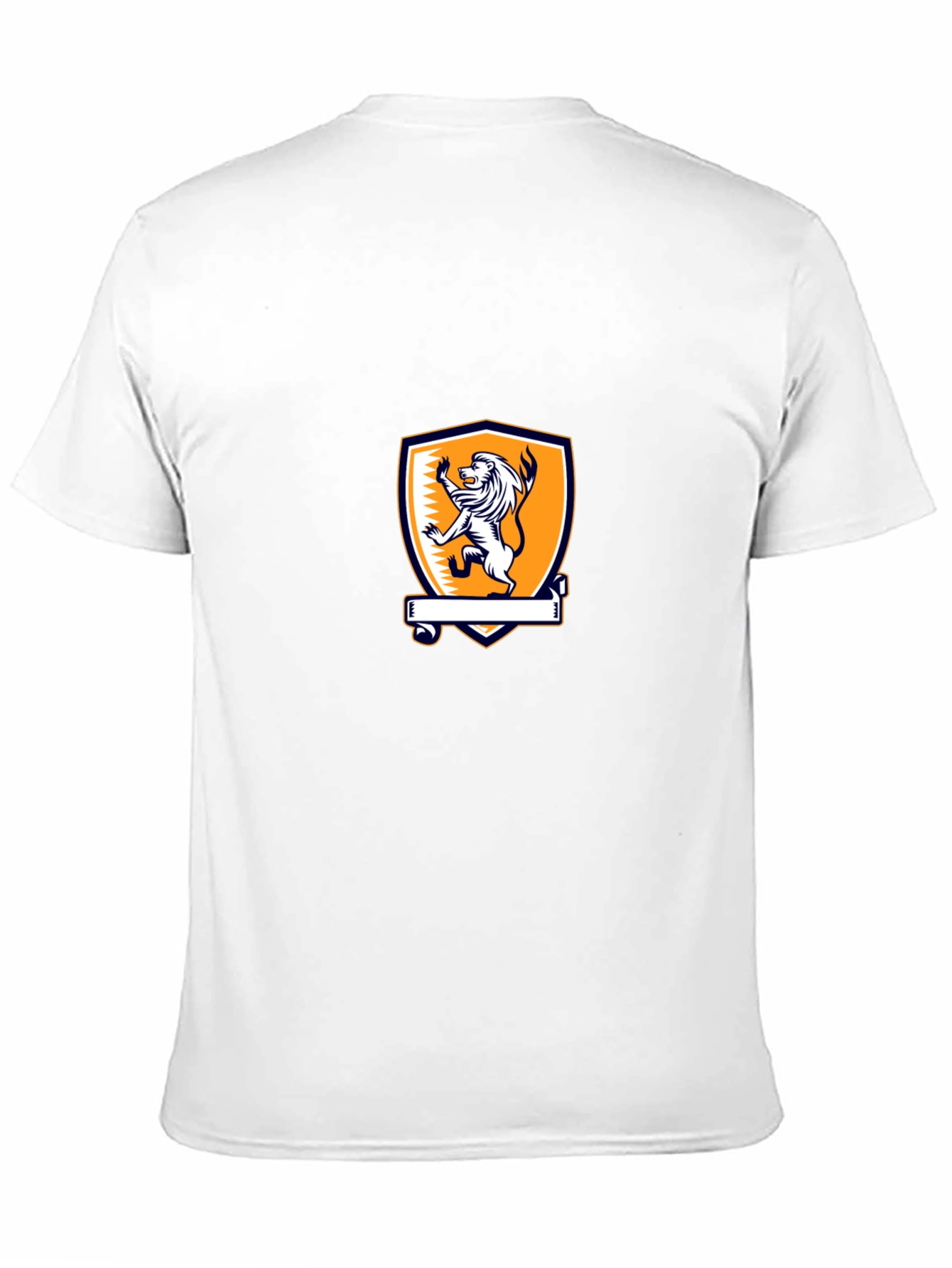 Lion Crest Graphic Tee - Mens Black T-Shirt