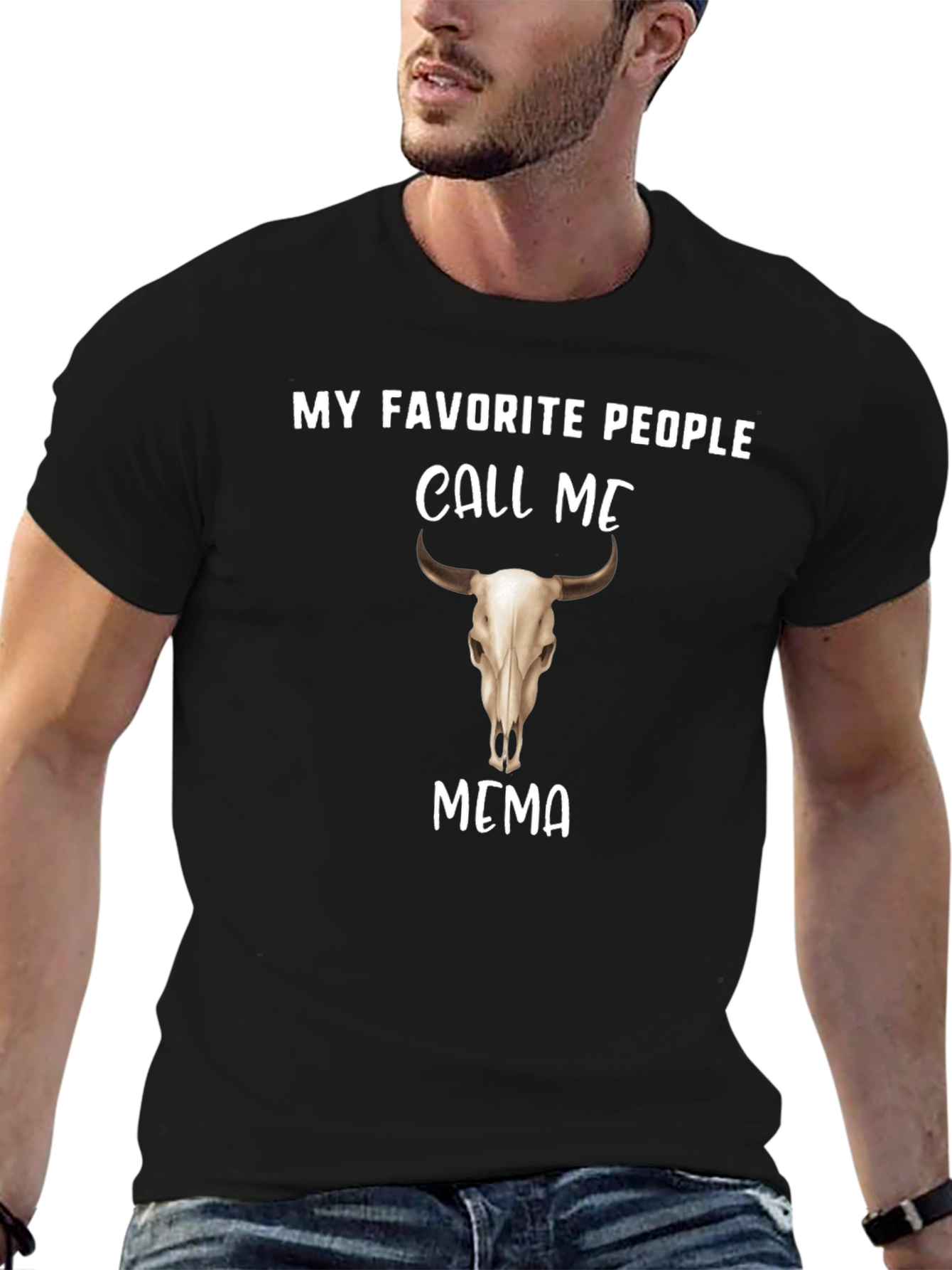 My Favorite People Call Me Bull Skull T-Shirt