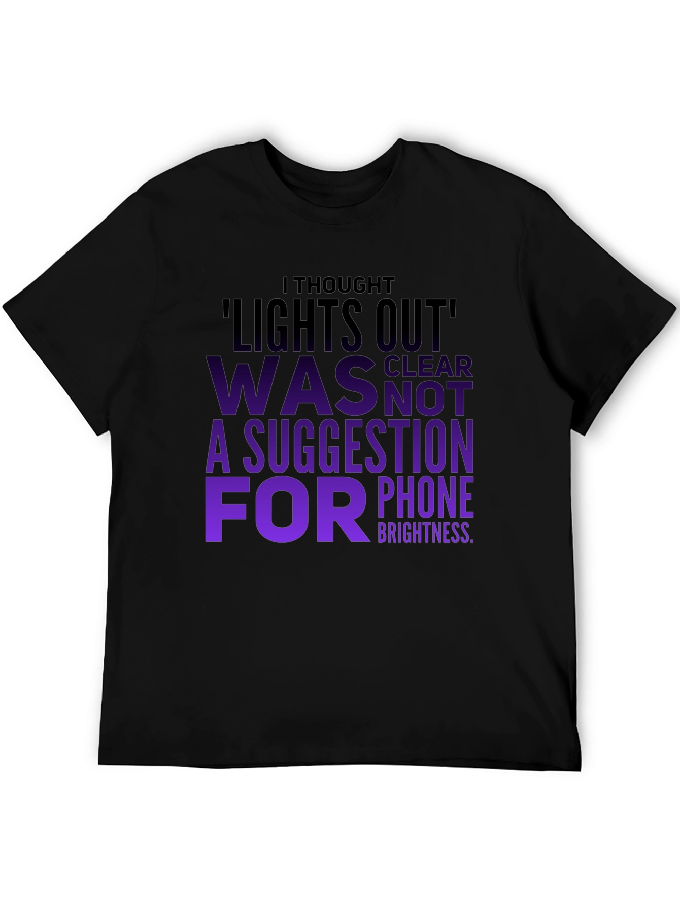 Lights Out Suggestion Graphic T-Shirt