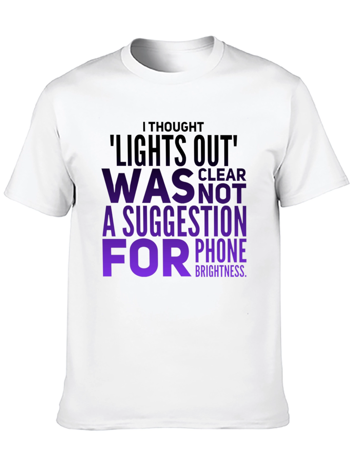 Lights Out Suggestion Graphic T-Shirt