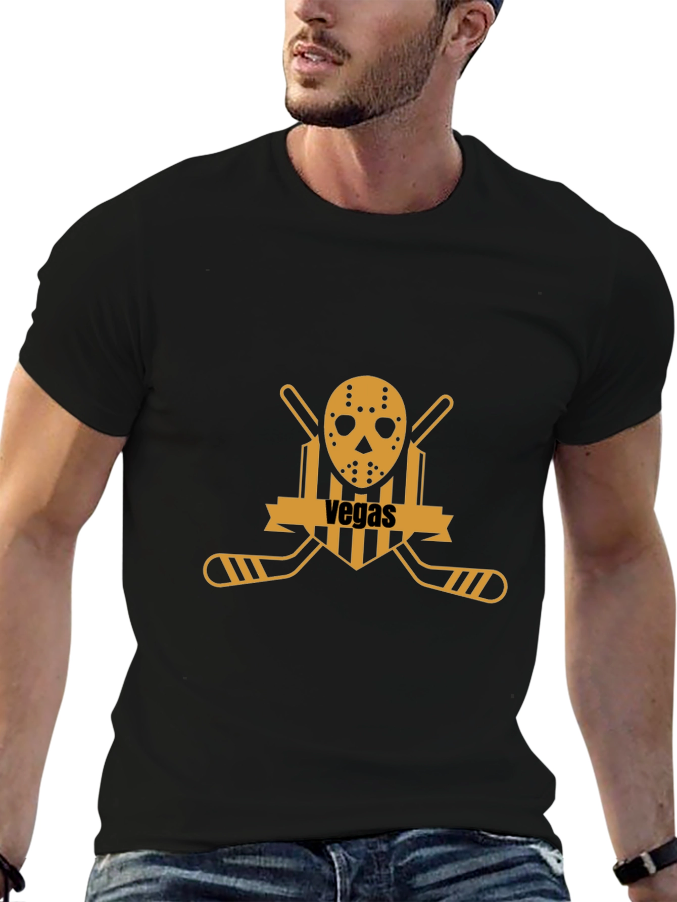 Vegas Hockey Graphic Tee - Black