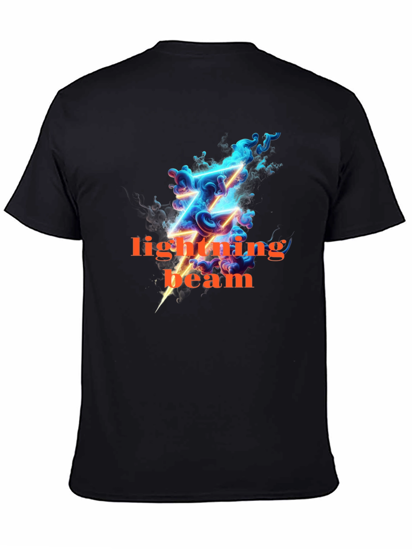 Lightning Beam Graphic Tee - Bold Style
