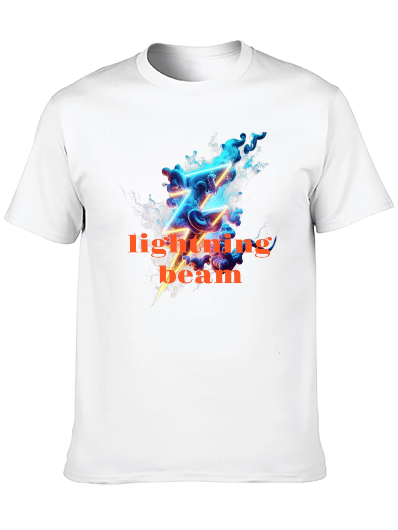 Lightning Beam Graphic Tee - Bold Style