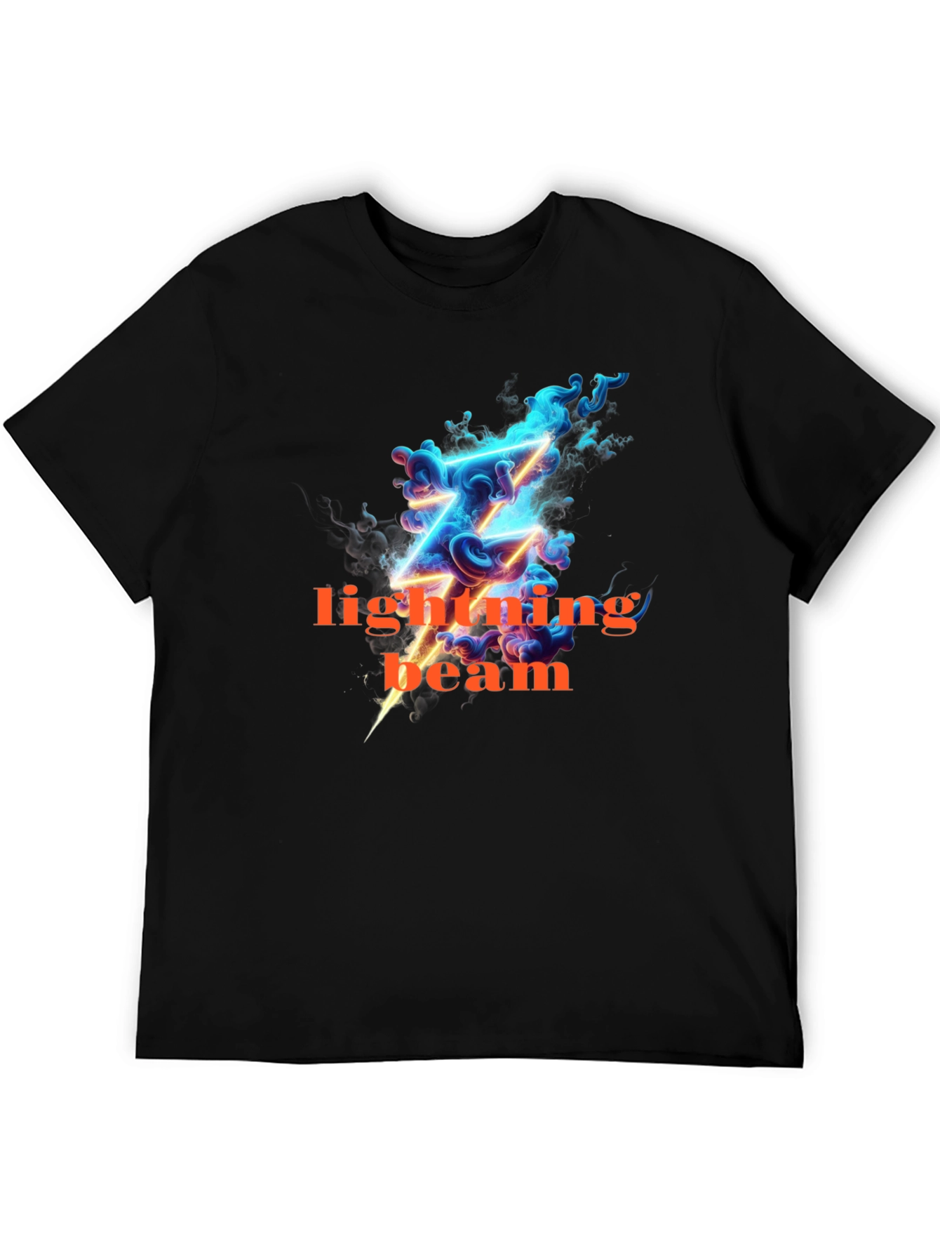 Lightning Beam Graphic Tee - Bold Style