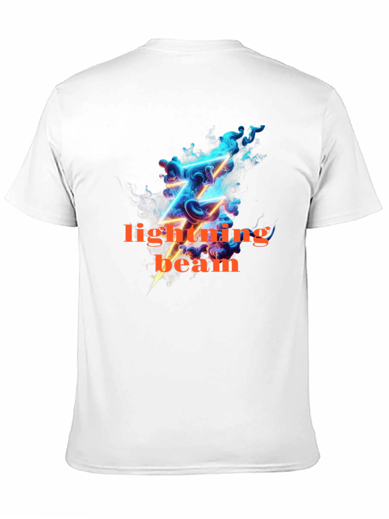 Lightning Beam Graphic Tee - Bold Style