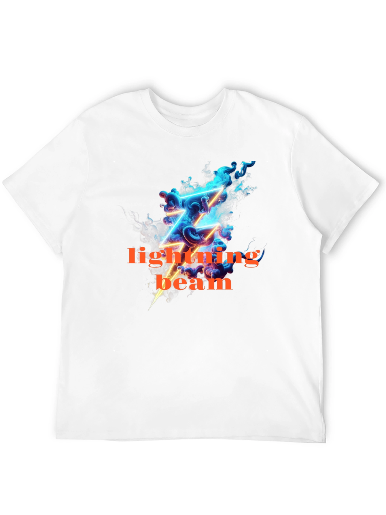 Lightning Beam Graphic Tee - Bold Style