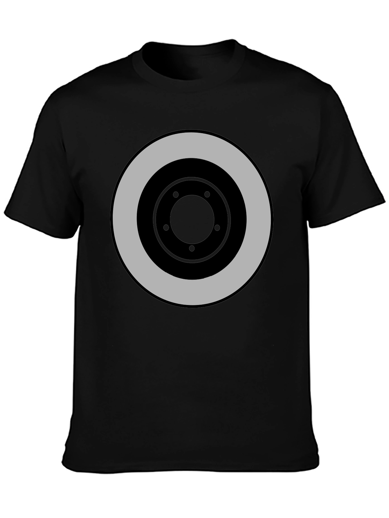 Target Graphic Black T-Shirt: Bold Style