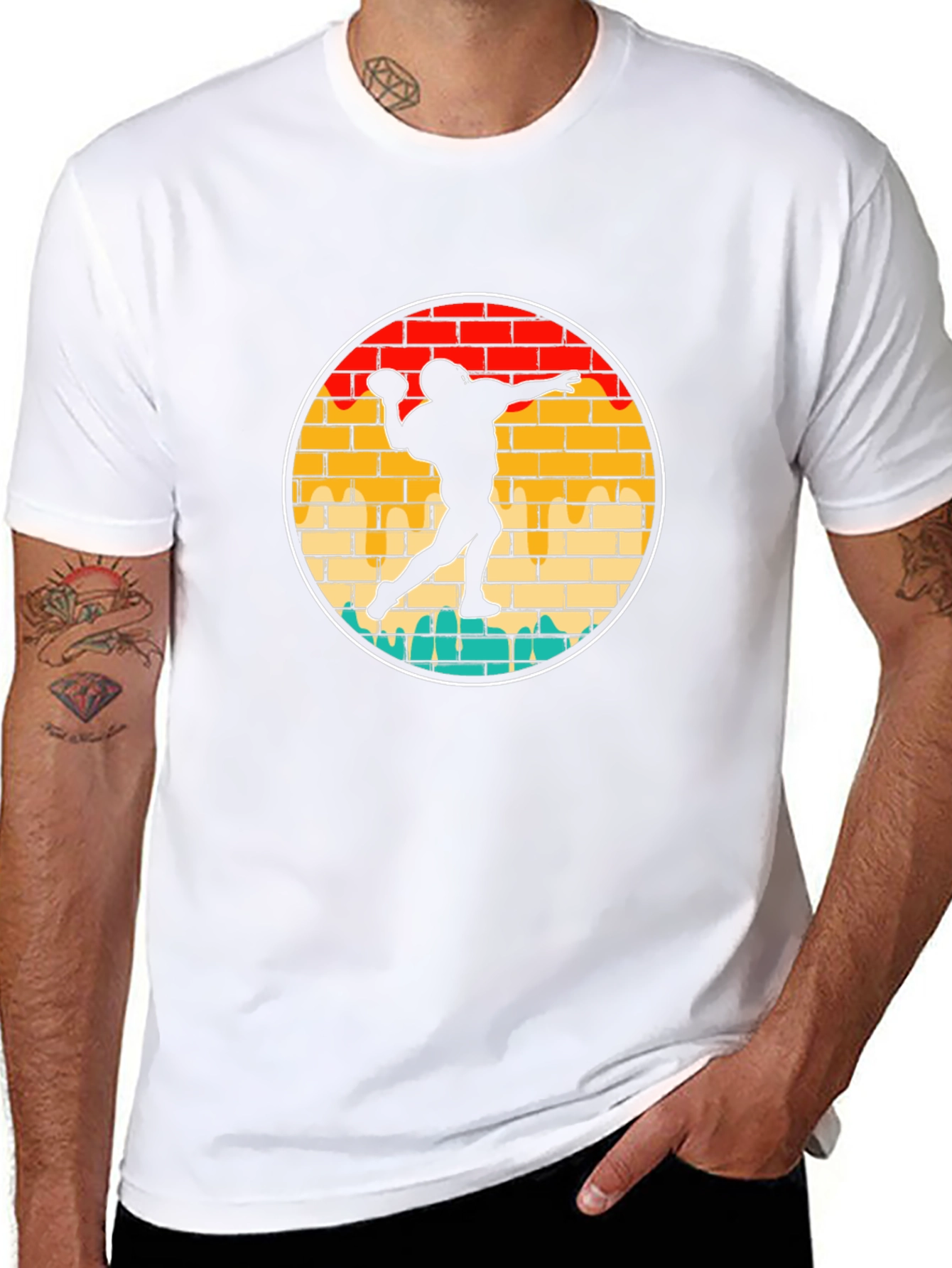 Football Thrower Graphic Tee
