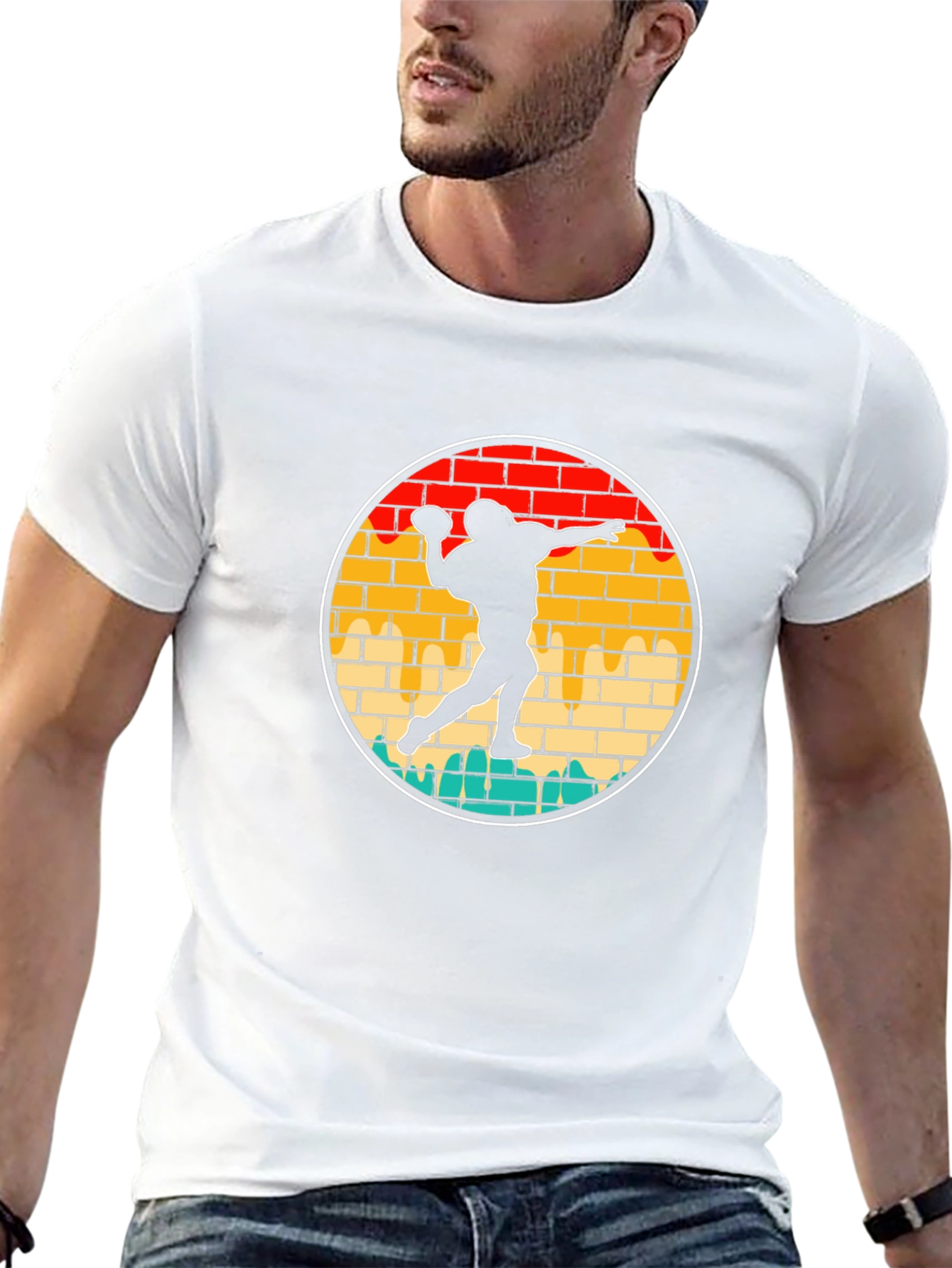 Football Thrower Graphic Tee