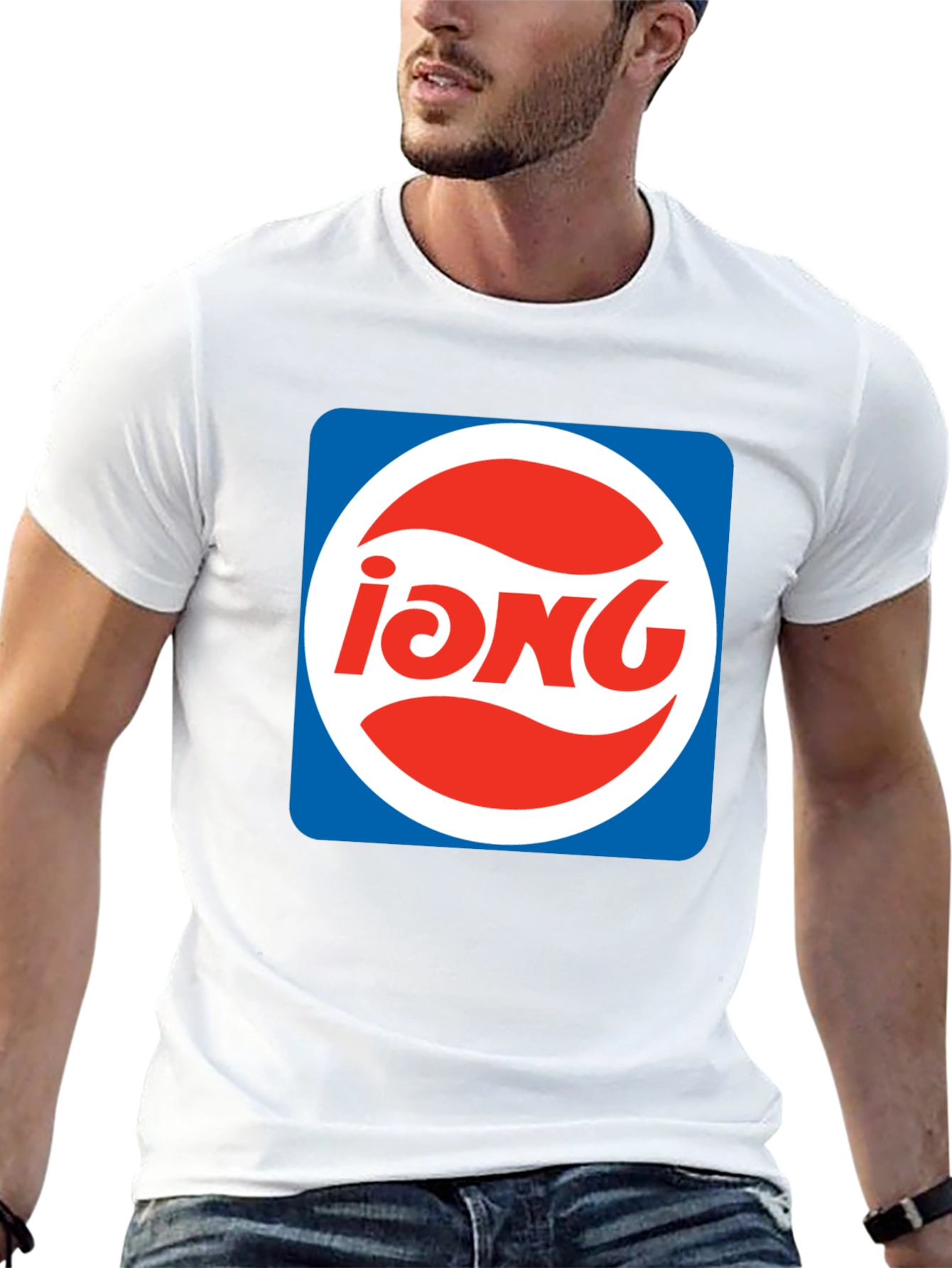 Retro iONG Logo Black T-Shirt