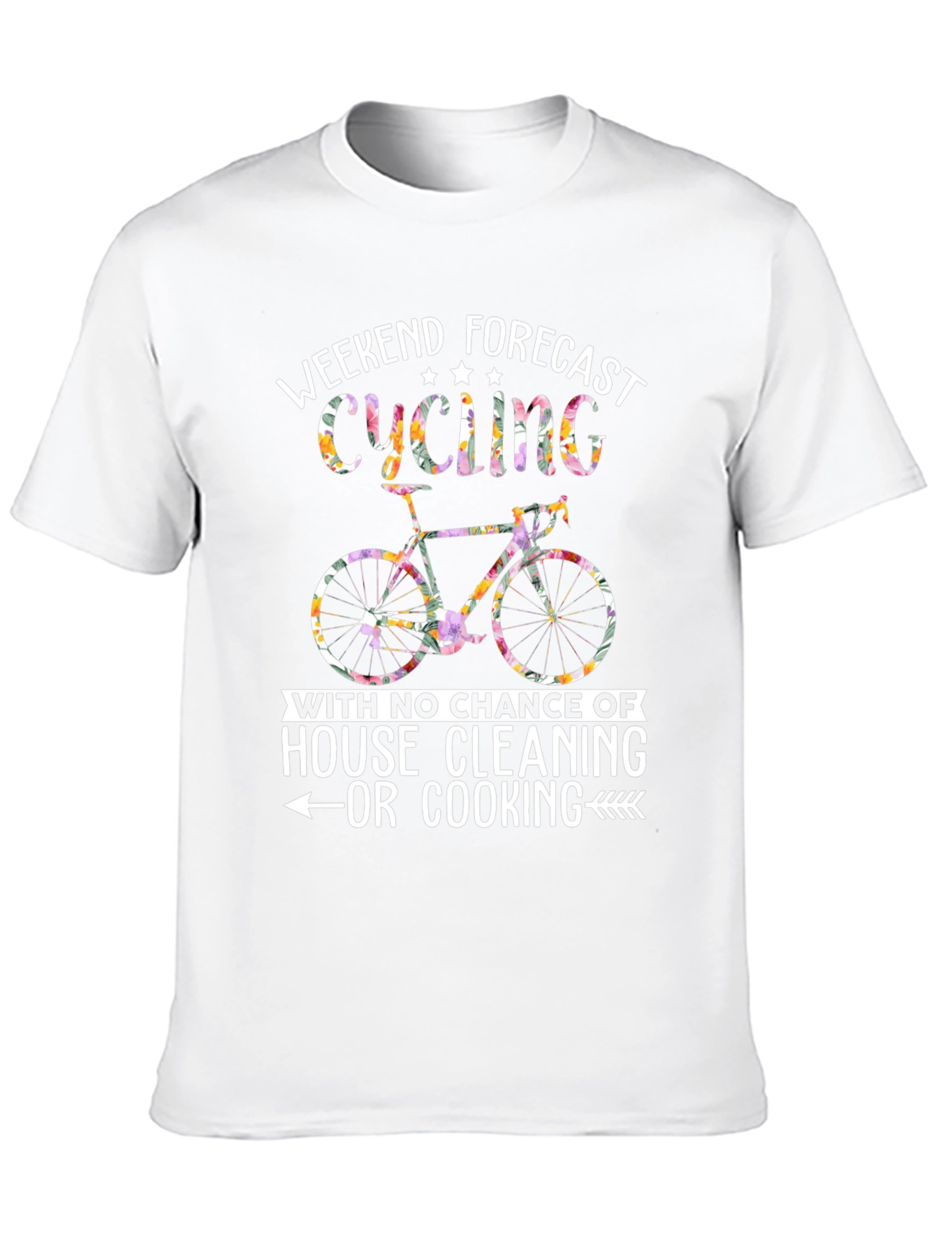 Cycling Weekend Forecast Graphic Tee